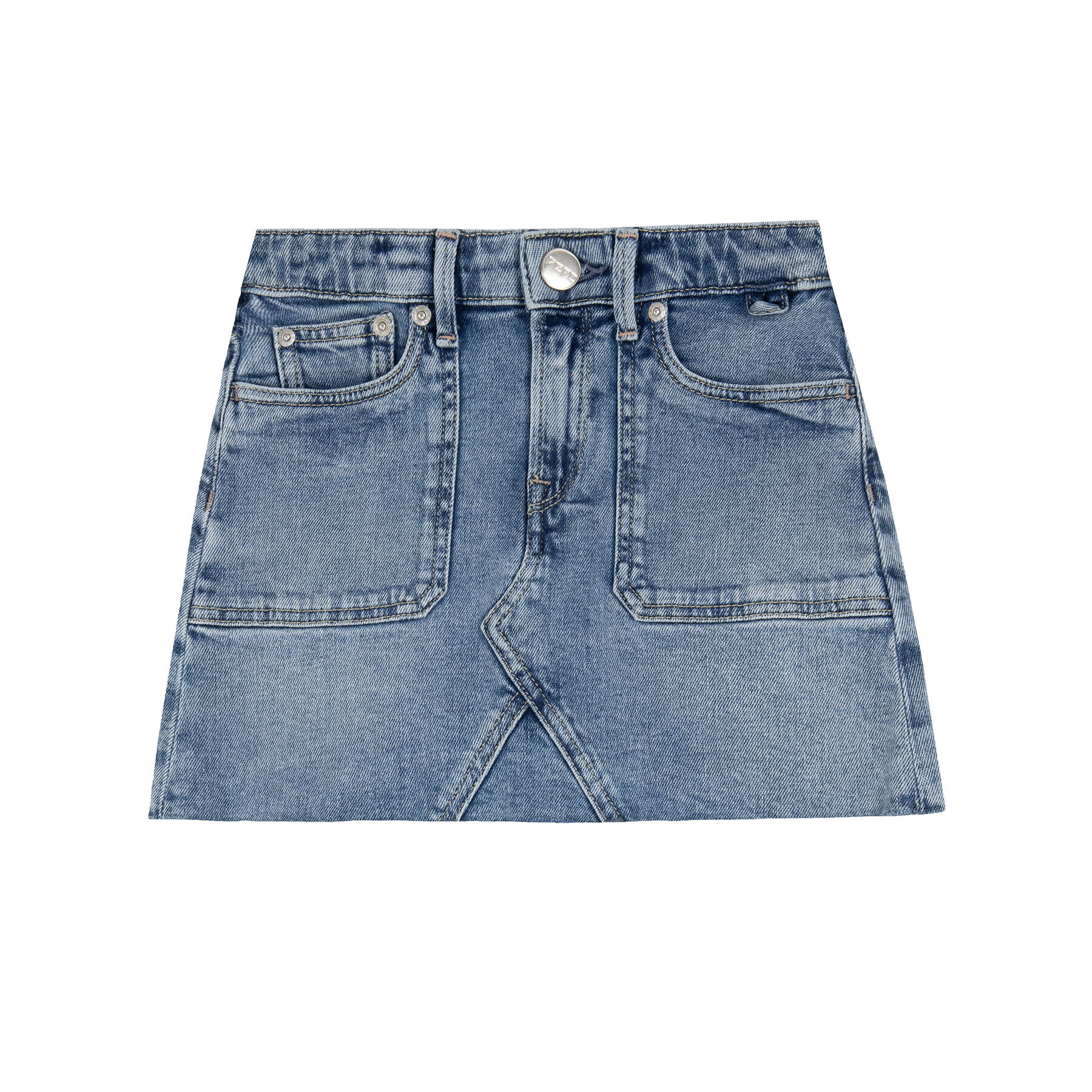 Pepe Jeans Sukně PEPE ARCHIVE Millie Worker PG900478 Modrá Regular Fit - Pepit.cz