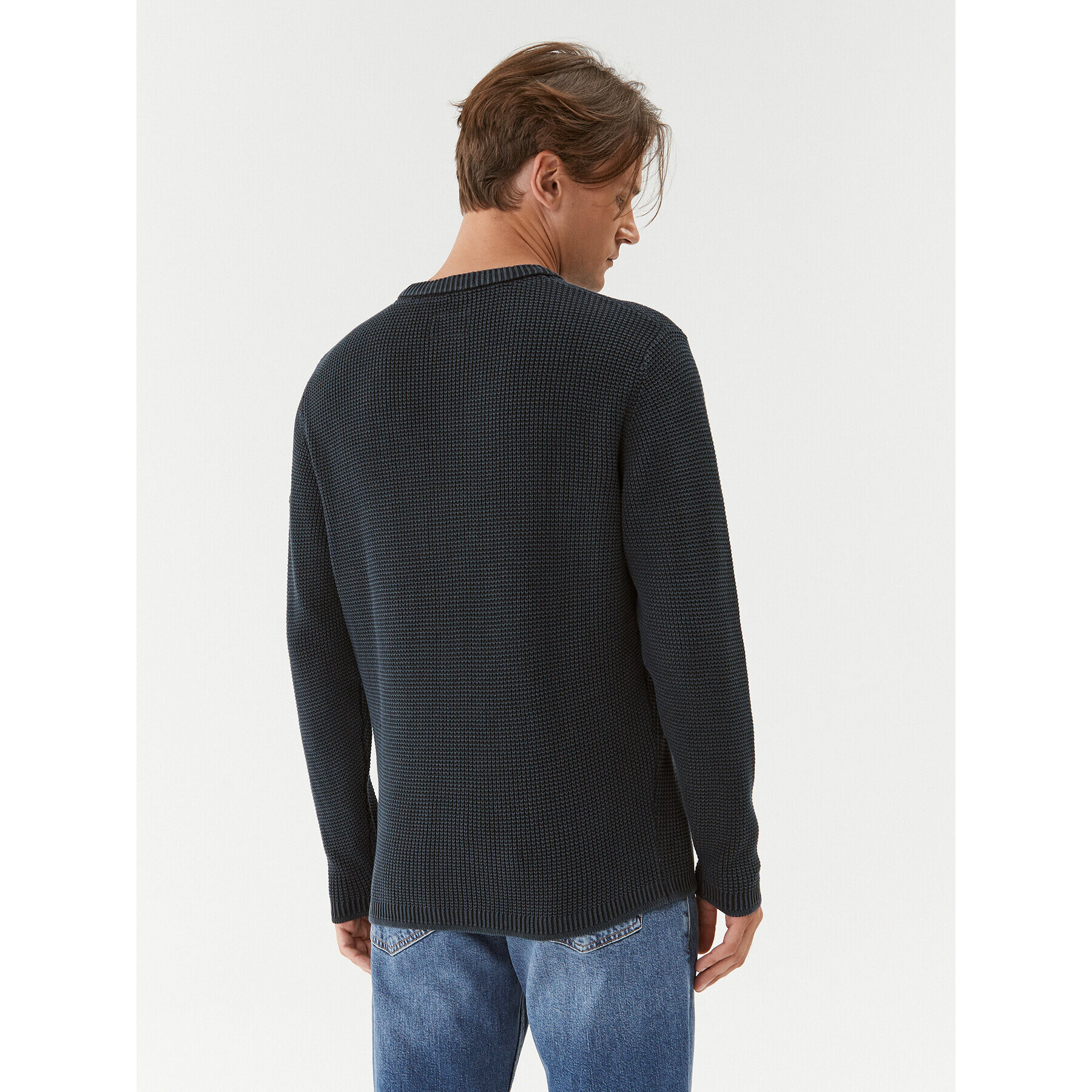 Pepe Jeans Svetr Dean Crew Neck PM702359 Tmavomodrá Regular Fit - Pepit.cz