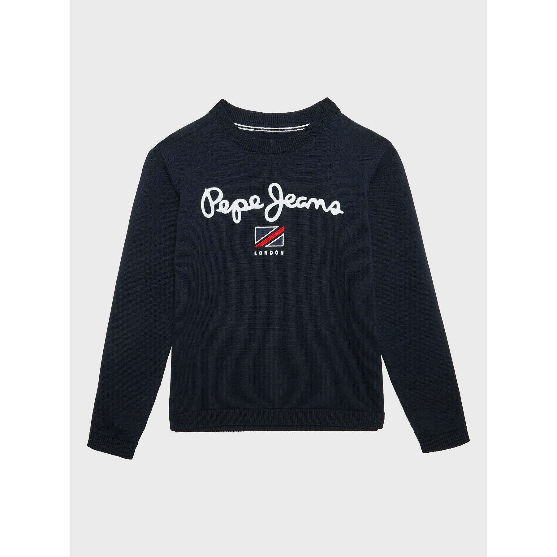 Pepe Jeans Svetr Larson PB701141 Tmavomodrá Regular Fit - Pepit.cz