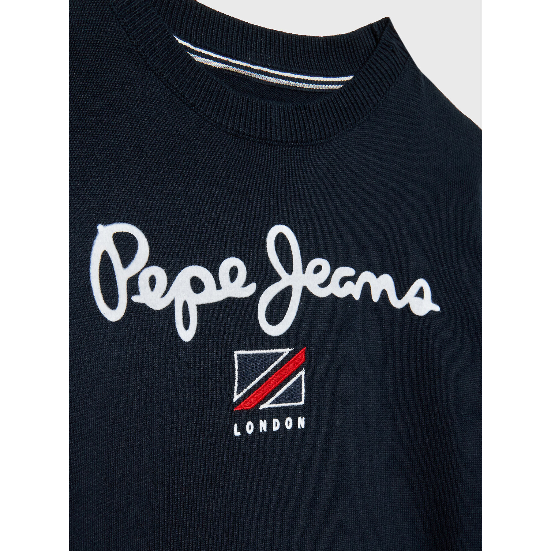 Pepe Jeans Svetr Larson PB701141 Tmavomodrá Regular Fit - Pepit.cz