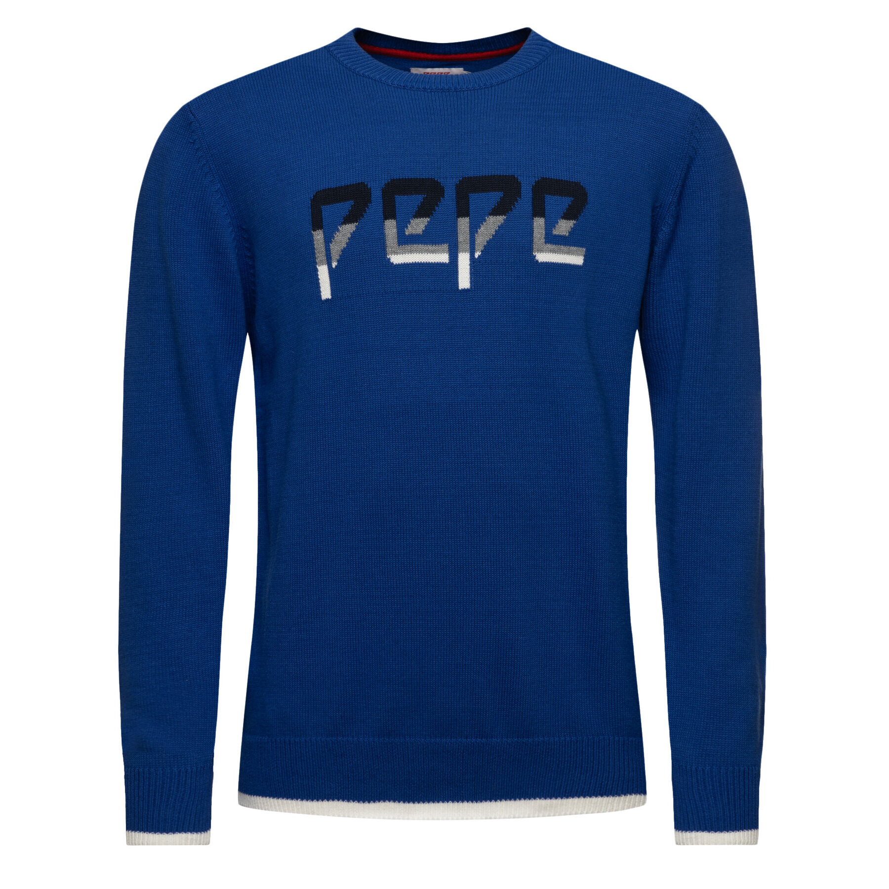 Pepe Jeans Svetr Luis PM701956 Tmavomodrá Regular Fit - Pepit.cz