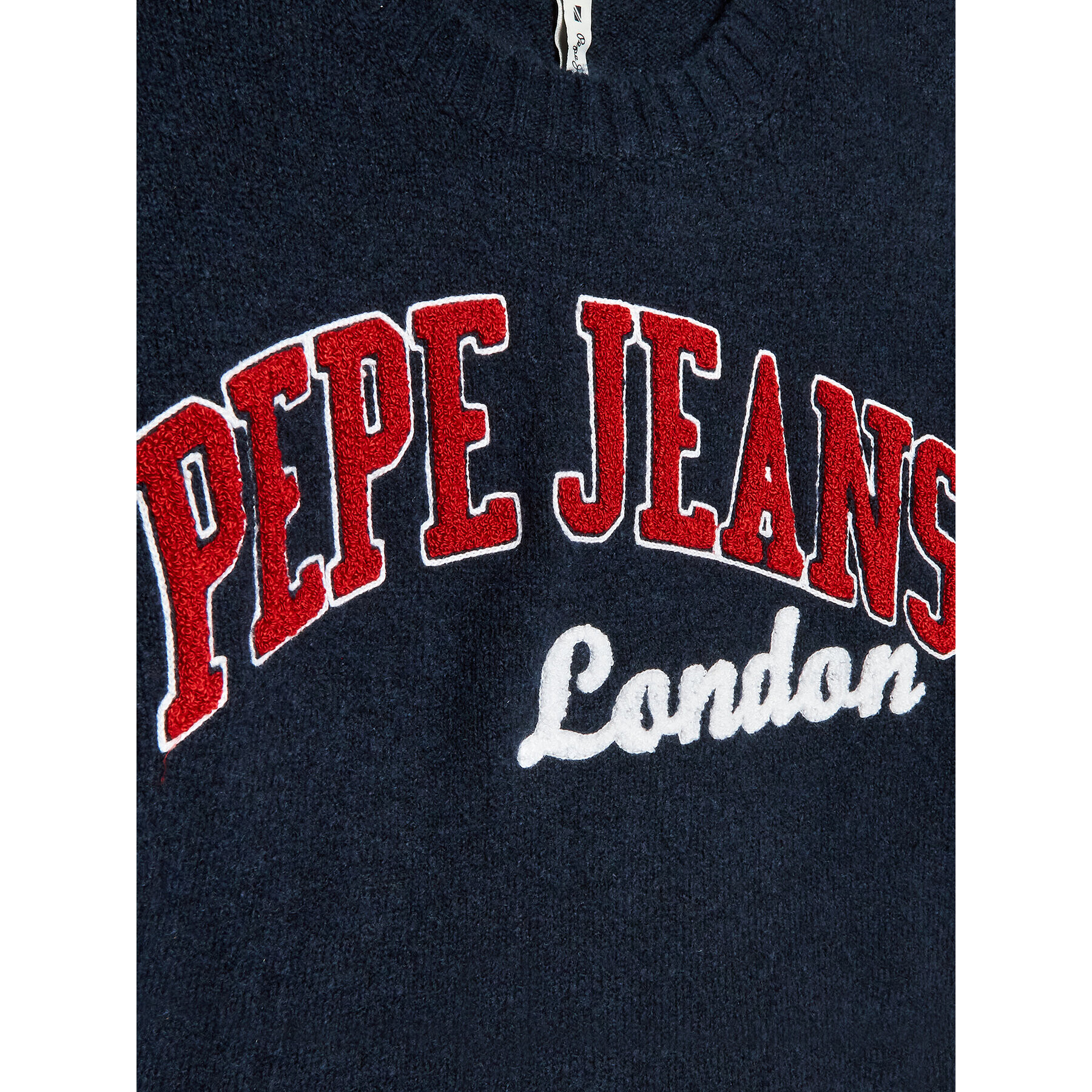 Pepe Jeans Svetr PG701036 Tmavomodrá Relaxed Fit - Pepit.cz