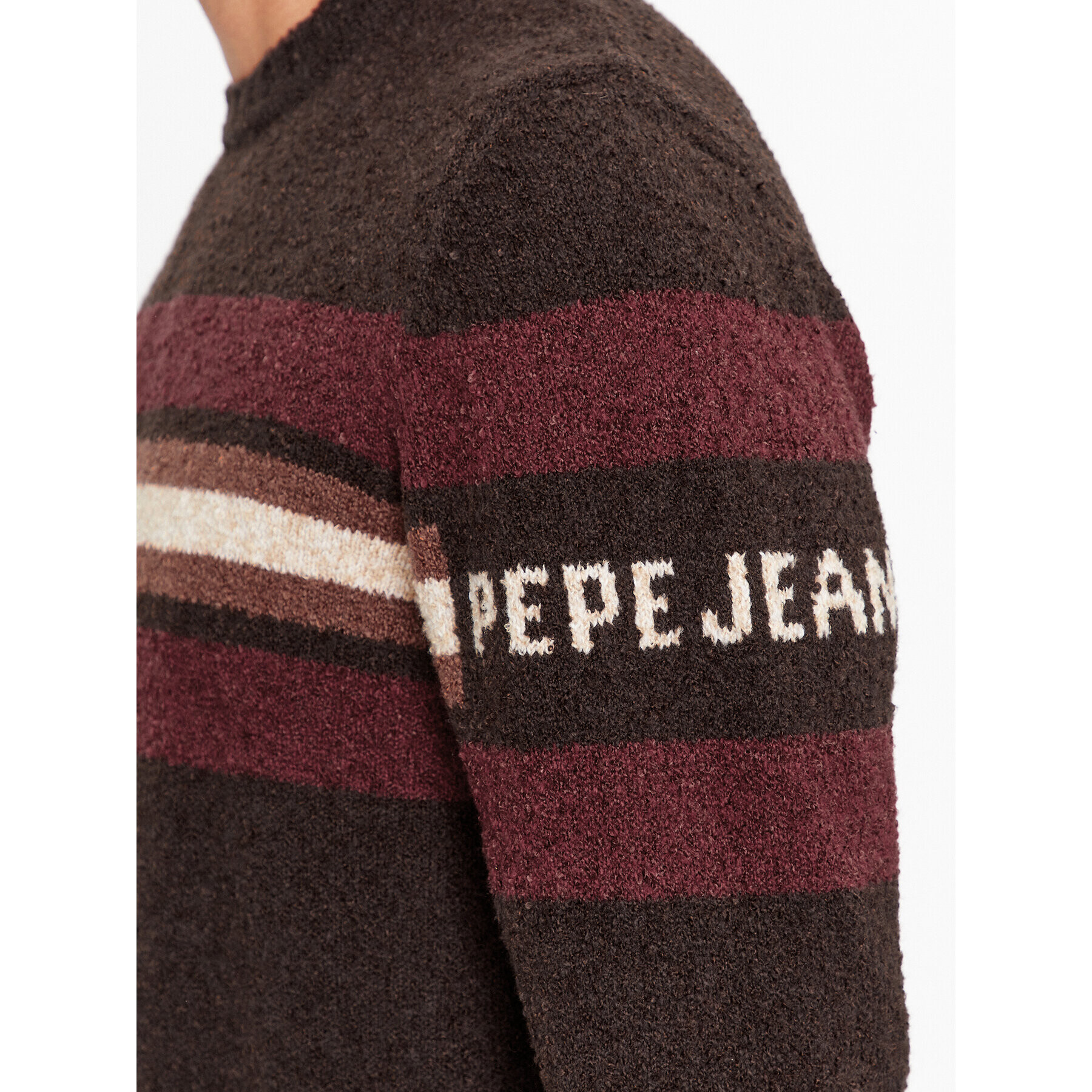 Pepe Jeans Svetr Scott PM702370 Hnědá Regular Fit - Pepit.cz