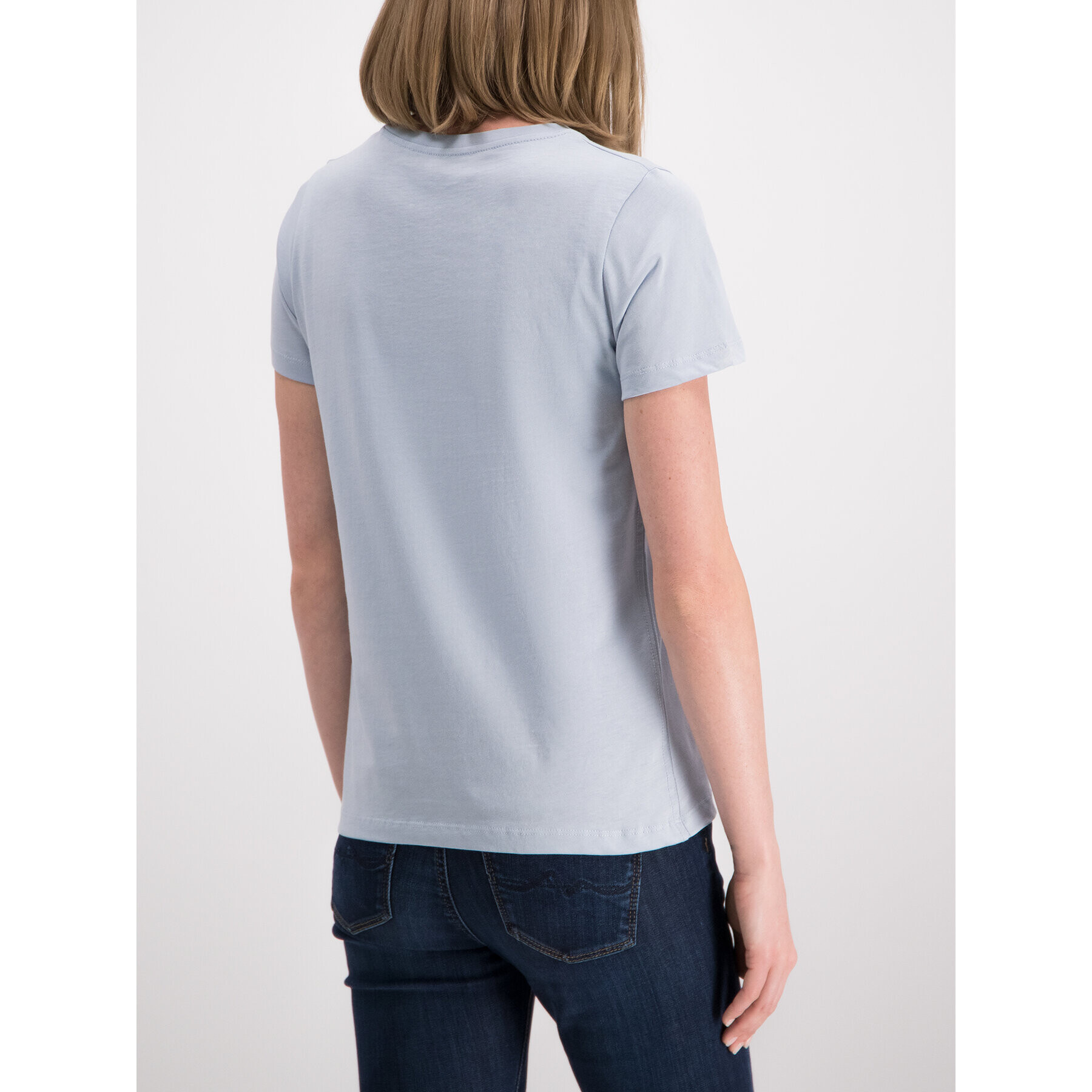 Pepe Jeans T-Shirt Agnes PL504151 Modrá Regular Fit - Pepit.cz