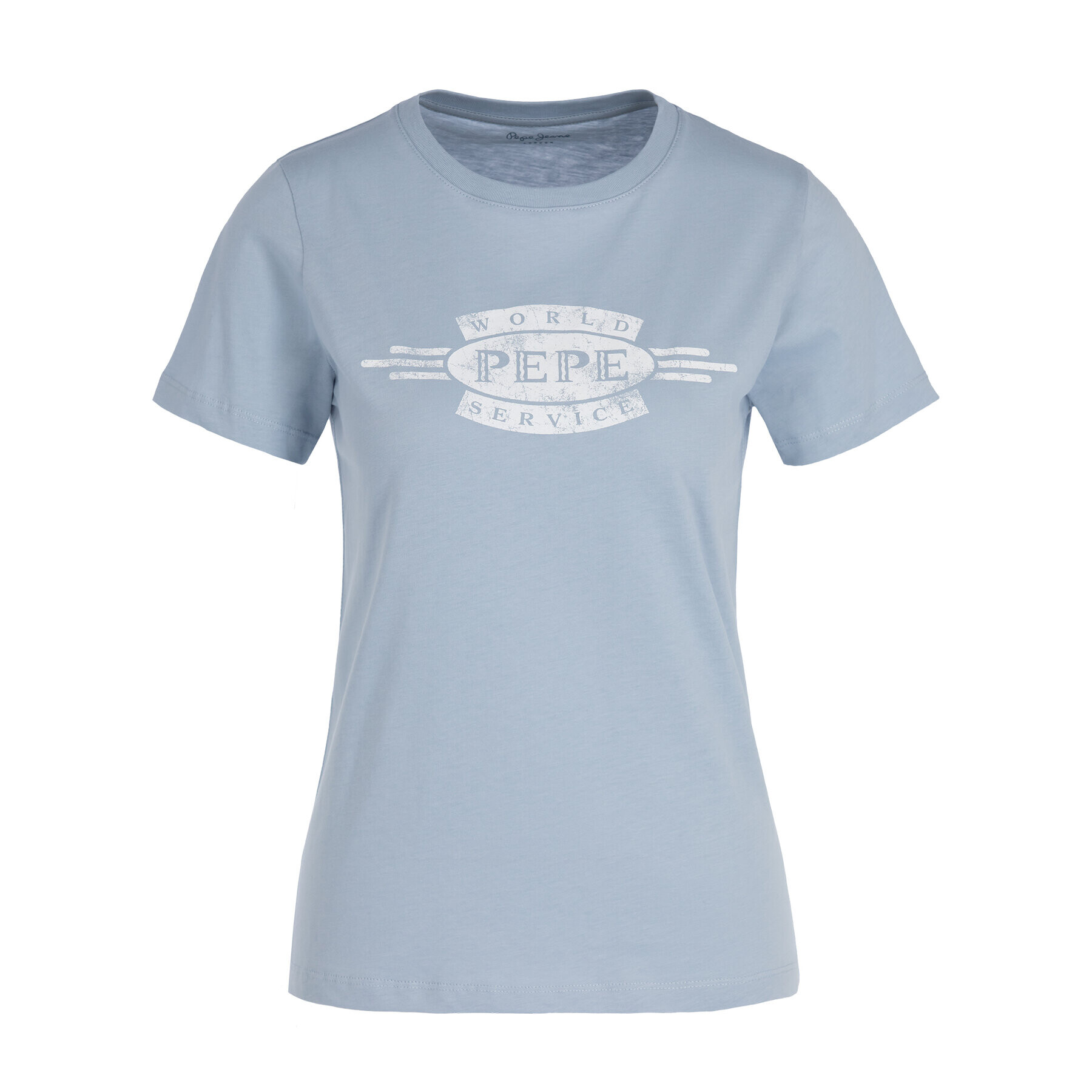 Pepe Jeans T-Shirt Agnes PL504151 Modrá Regular Fit - Pepit.cz