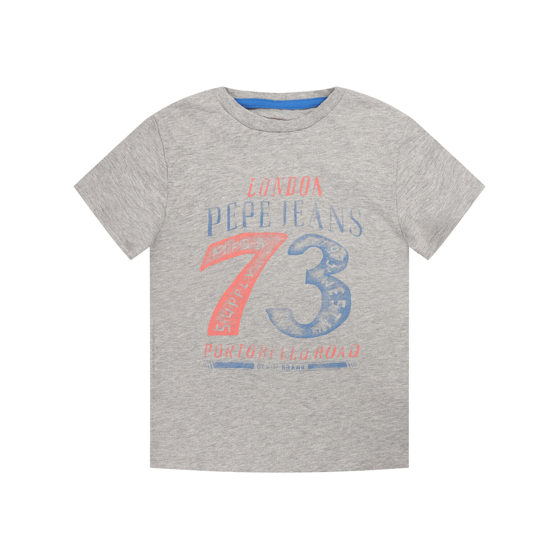 Pepe Jeans T-Shirt Andy 207071179 Šedá Regular Fit - Pepit.cz