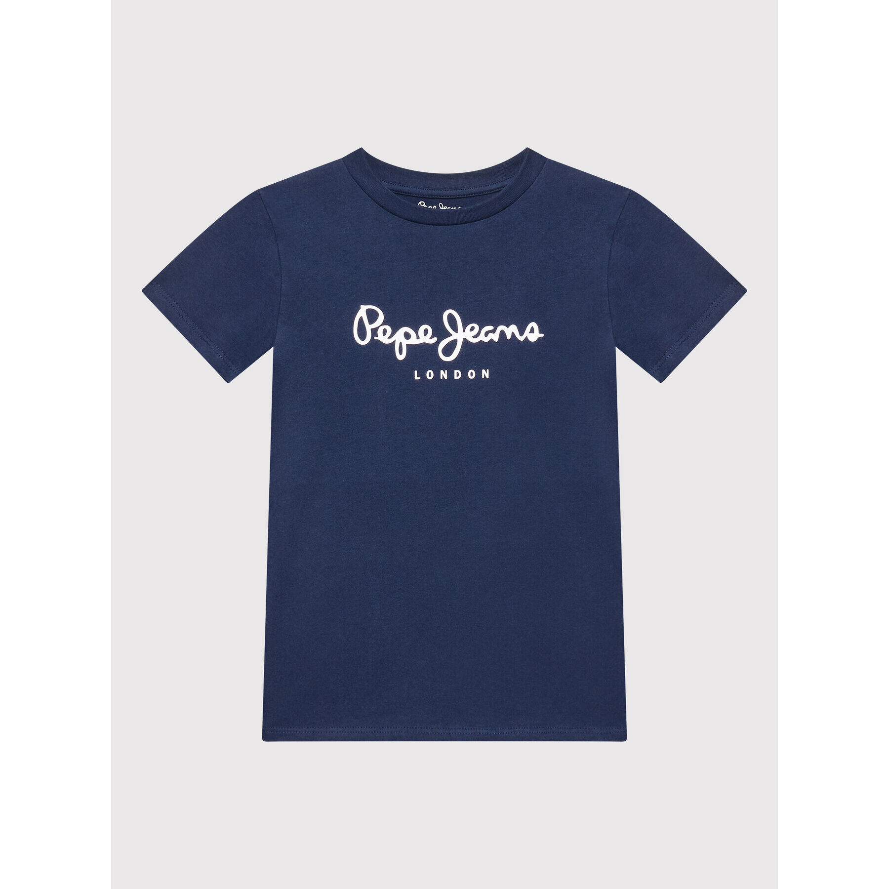 Pepe Jeans T-Shirt Art N PB503491 Tmavomodrá Regular Fit - Pepit.cz