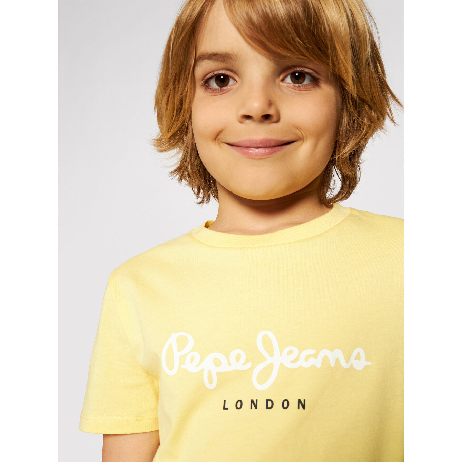 Pepe Jeans T-Shirt Art PB501228 Žlutá Regular Fit - Pepit.cz