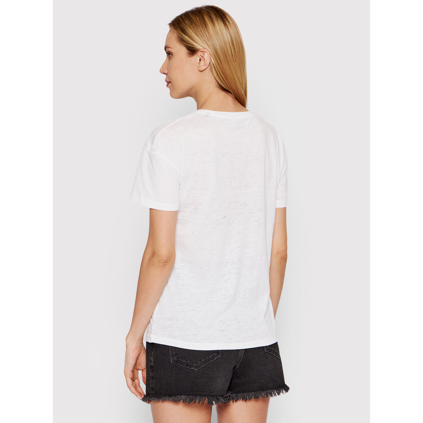 Pepe Jeans T-Shirt Cameo PL504338 Bílá Regular Fit - Pepit.cz