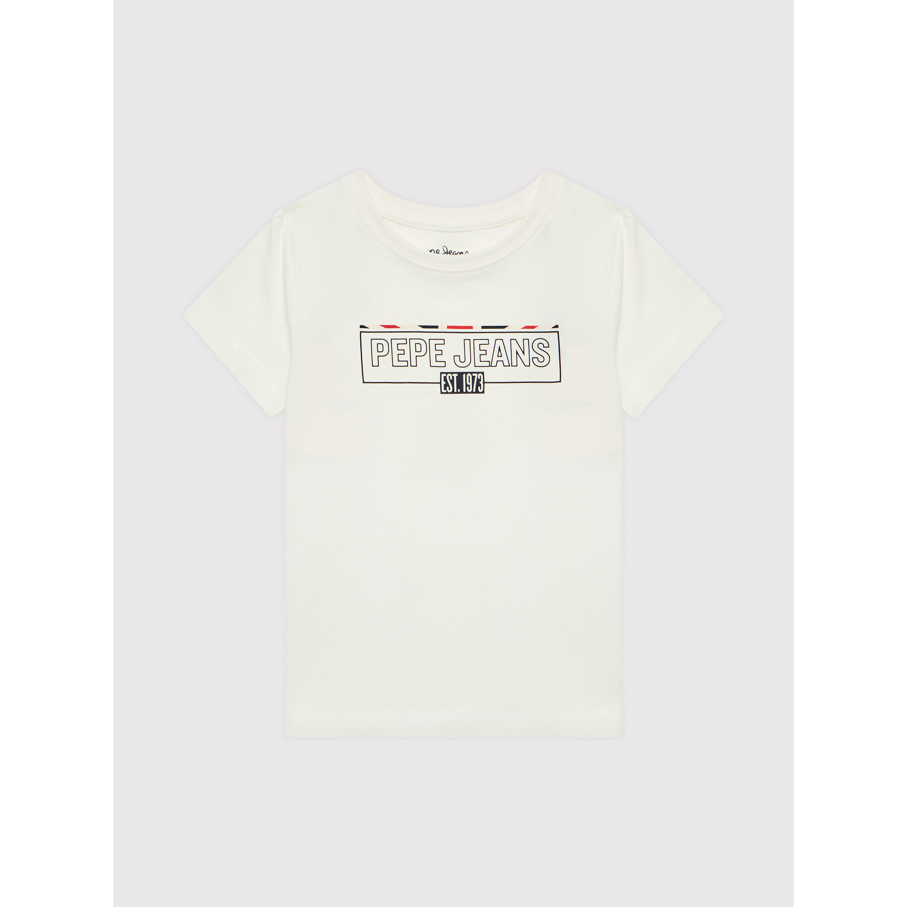 Pepe Jeans T-Shirt Castiel PB503363 Bílá Regular Fit - Pepit.cz