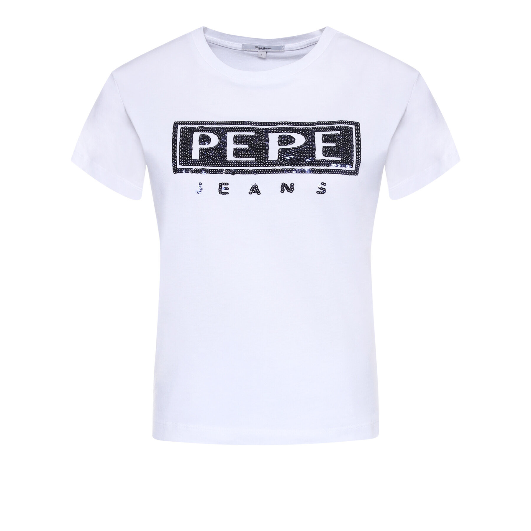 Pepe Jeans T-Shirt Charis PL504443 Bílá Regular Fit - Pepit.cz