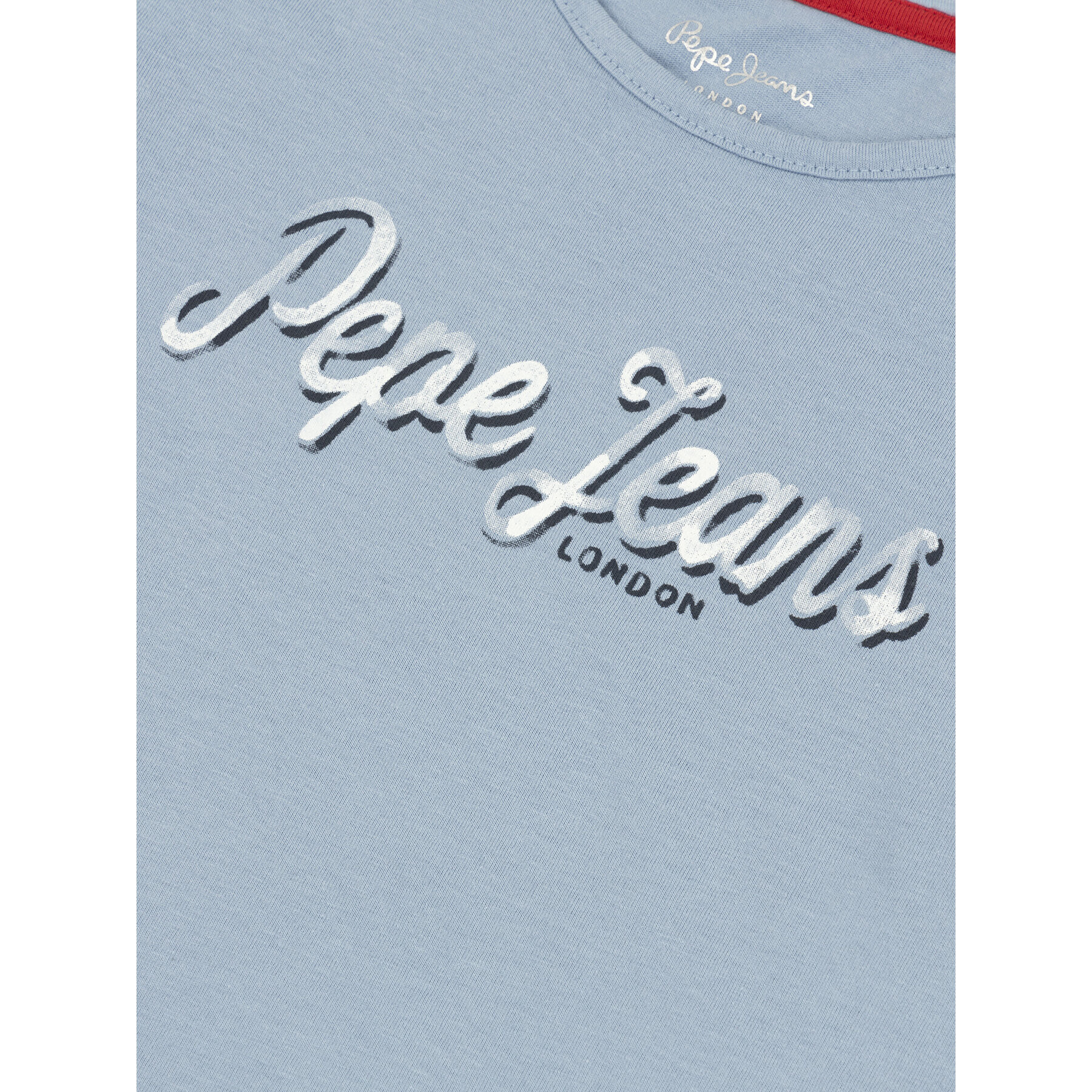 Pepe Jeans T-Shirt Clemence PG502379 Modrá Regular Fit - Pepit.cz