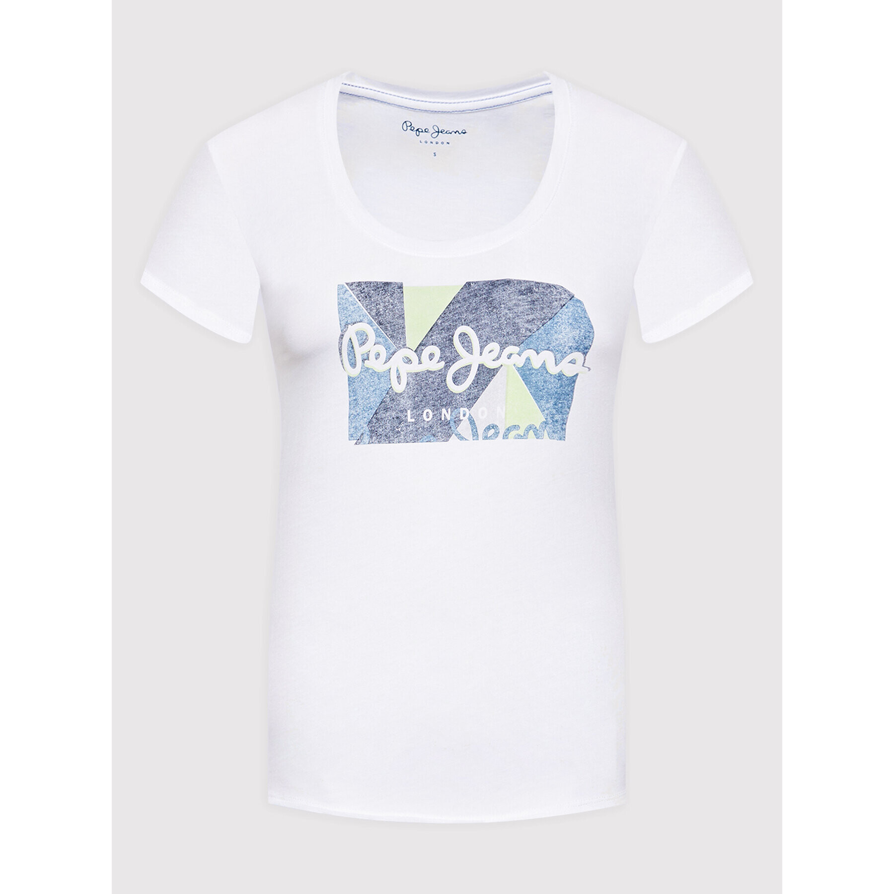 Pepe Jeans T-Shirt Dafne PL505058 Bílá Regular Fit - Pepit.cz