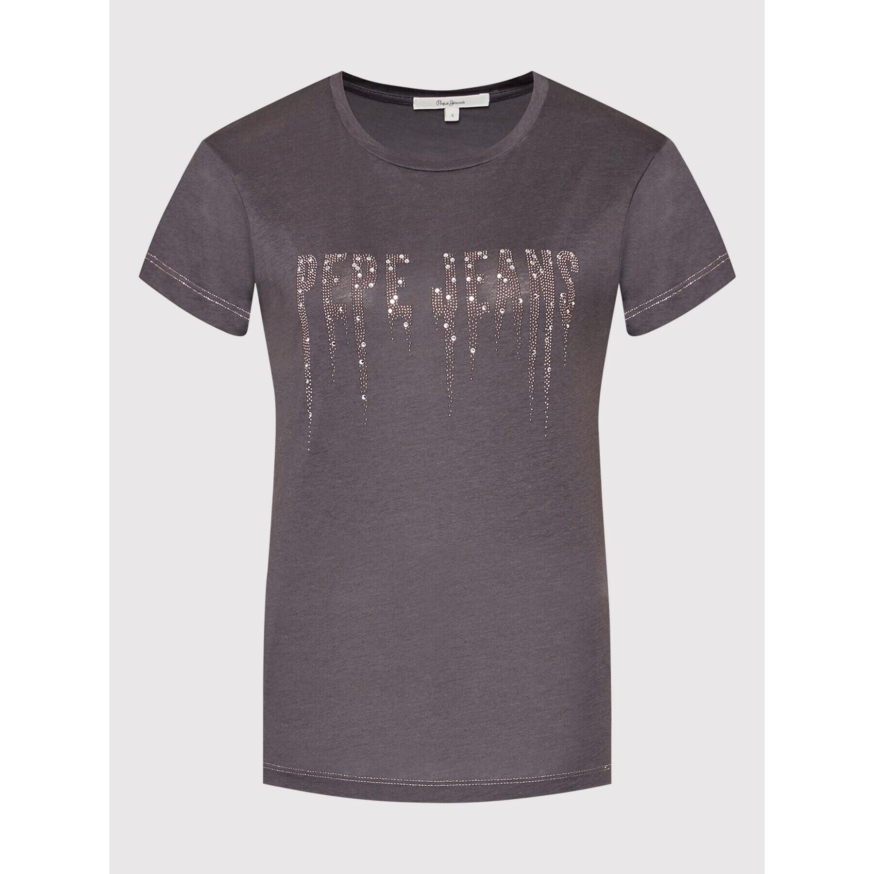 Pepe Jeans T-Shirt Debo PL504997 Šedá Regular Fit - Pepit.cz