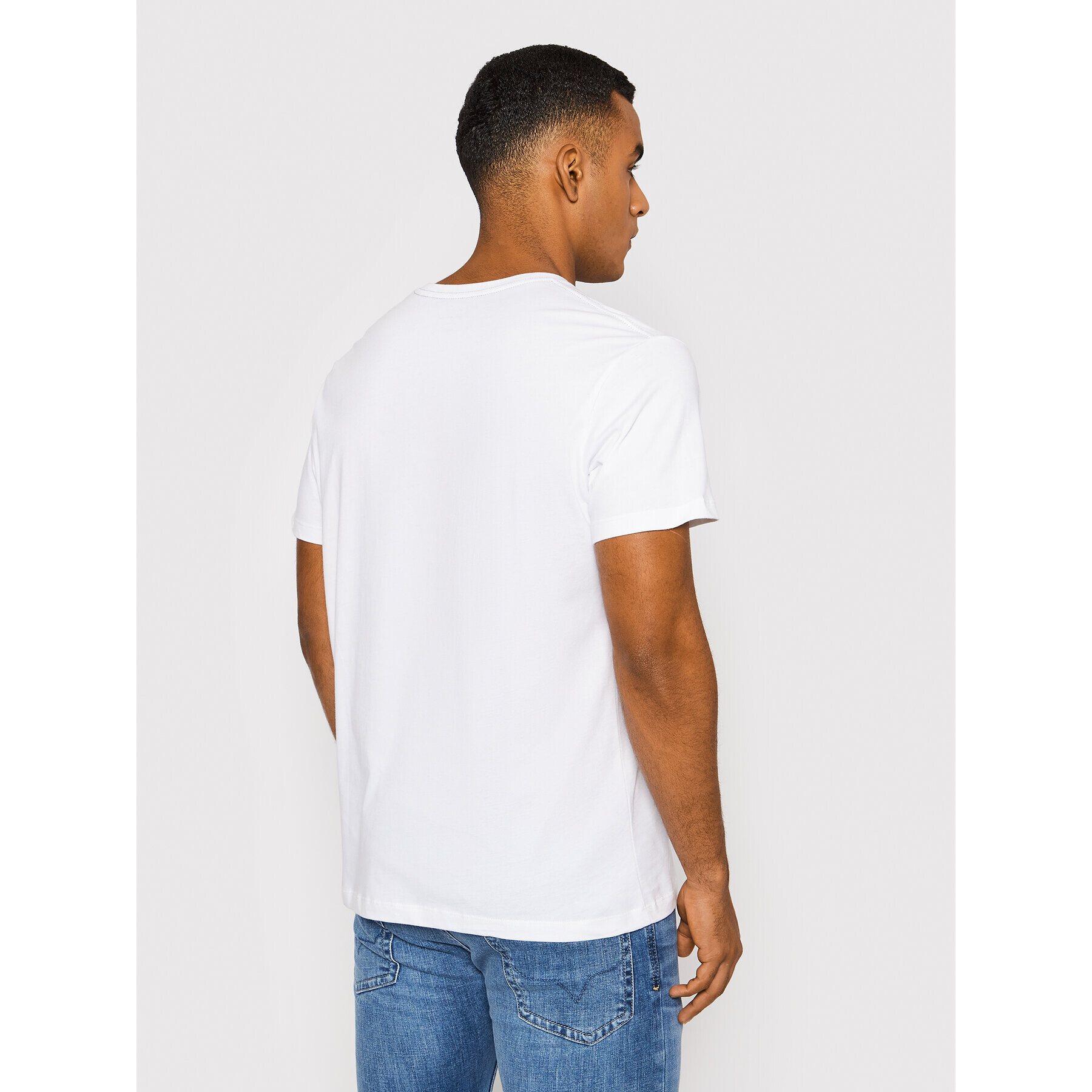 Pepe Jeans T-Shirt Eggo PM508208 Bílá Regular Fit - Pepit.cz