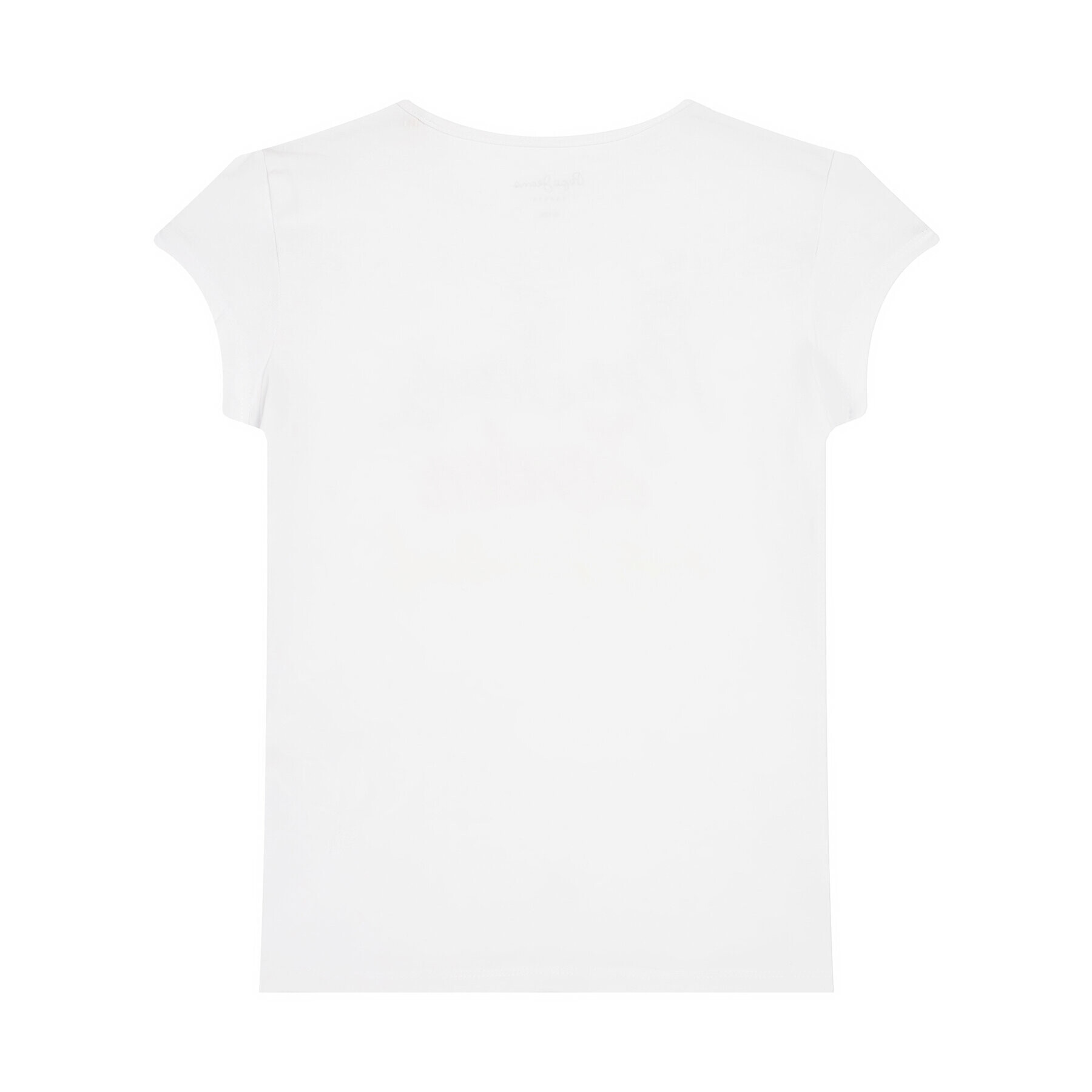 Pepe Jeans T-Shirt Farrah PG502441 Bílá Regular Fit - Pepit.cz