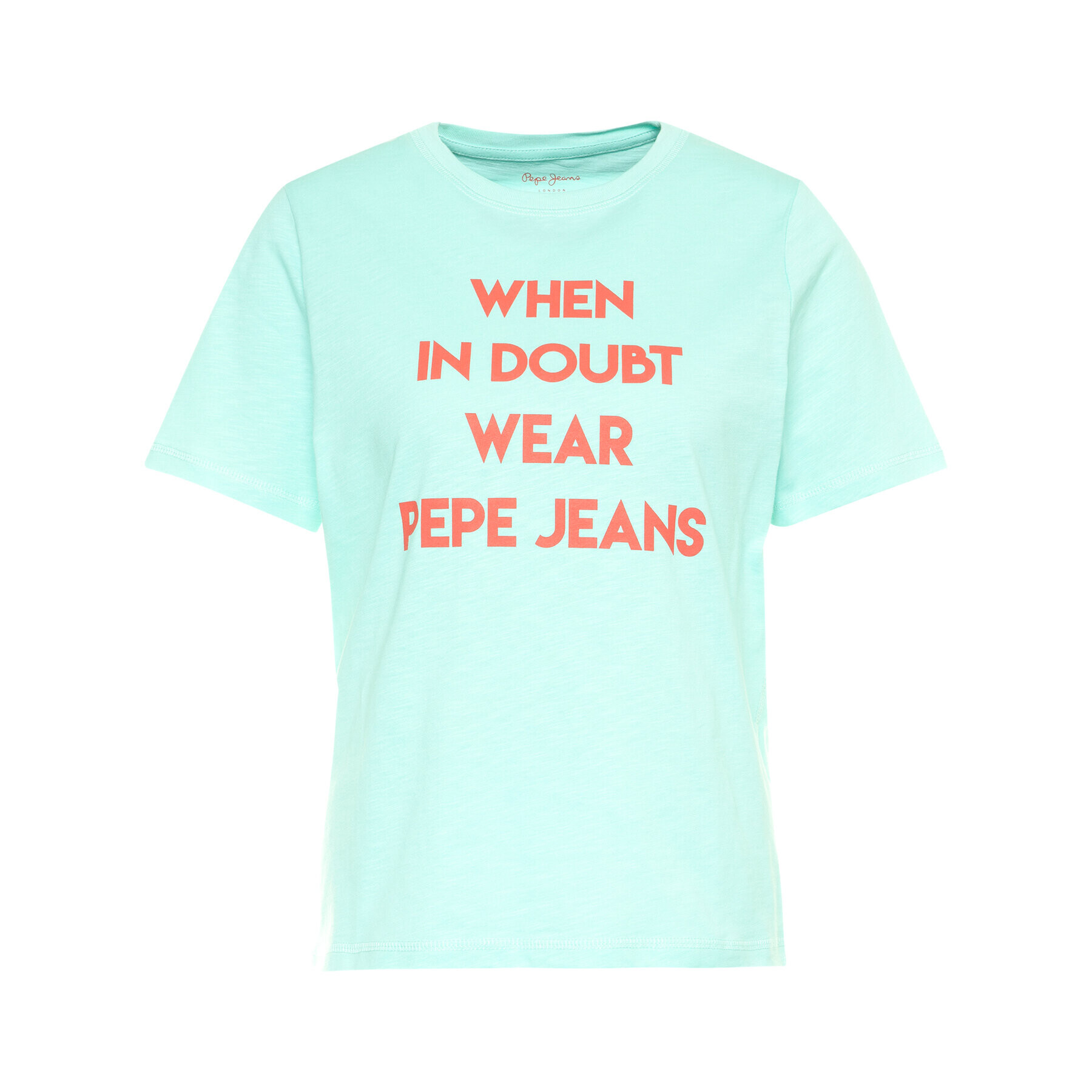 Pepe Jeans T-Shirt Freja PL504463 Modrá Regular Fit - Pepit.cz