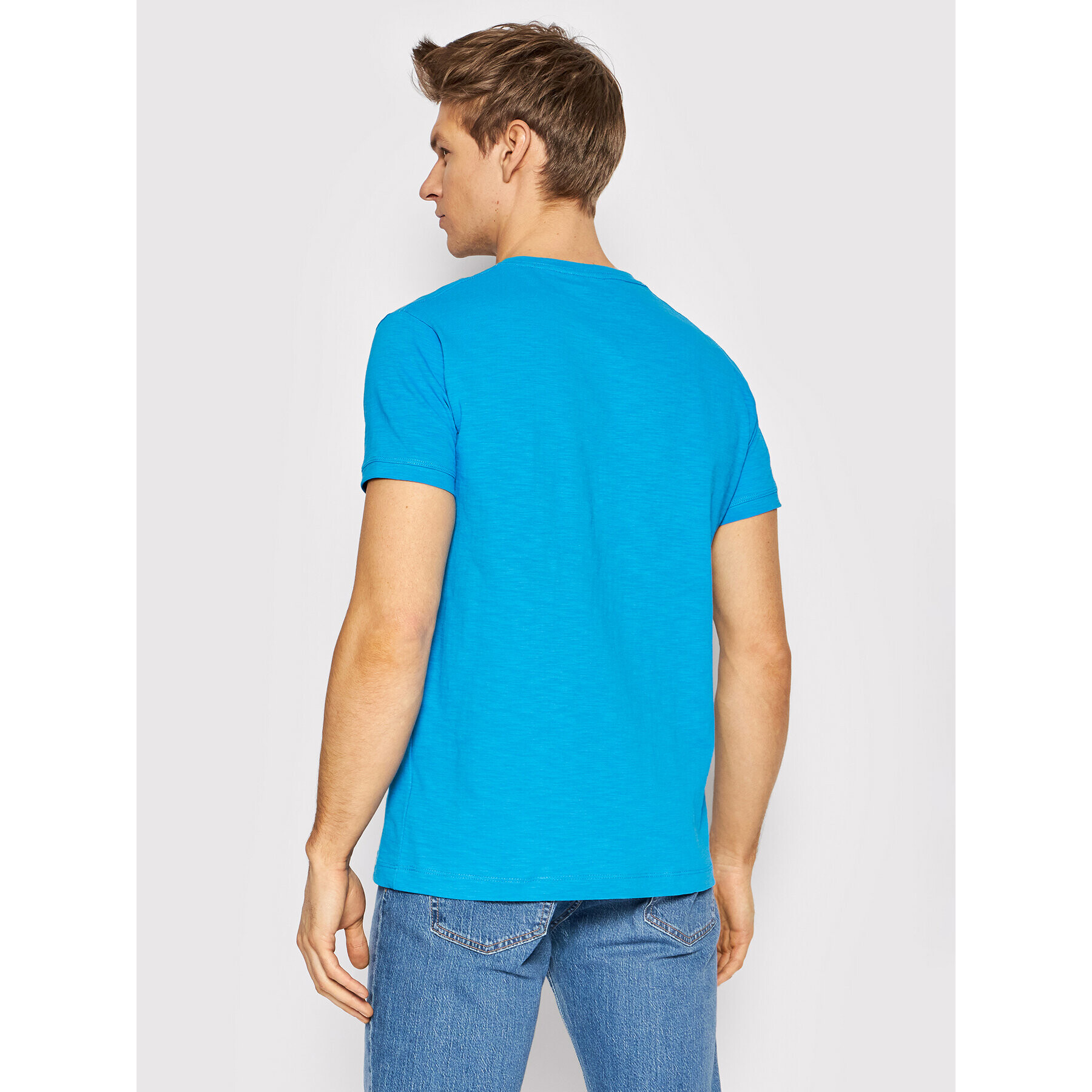 Pepe Jeans T-Shirt Golders N PM508105 Modrá Regular Fit - Pepit.cz