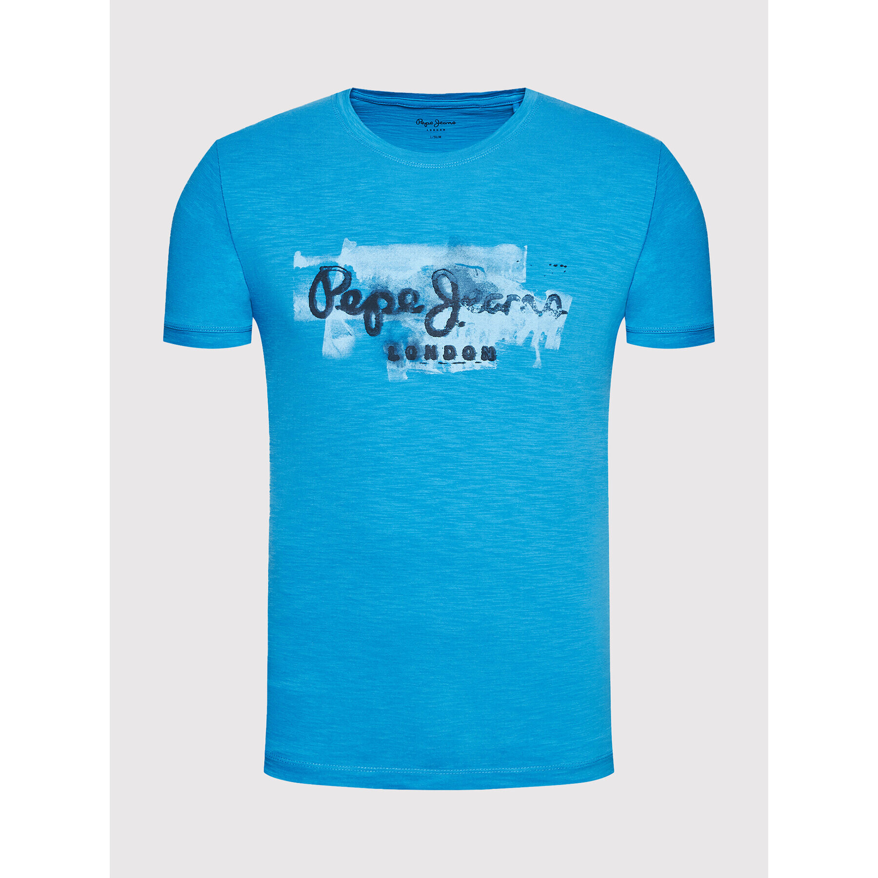 Pepe Jeans T-Shirt Golders N PM508105 Modrá Regular Fit - Pepit.cz