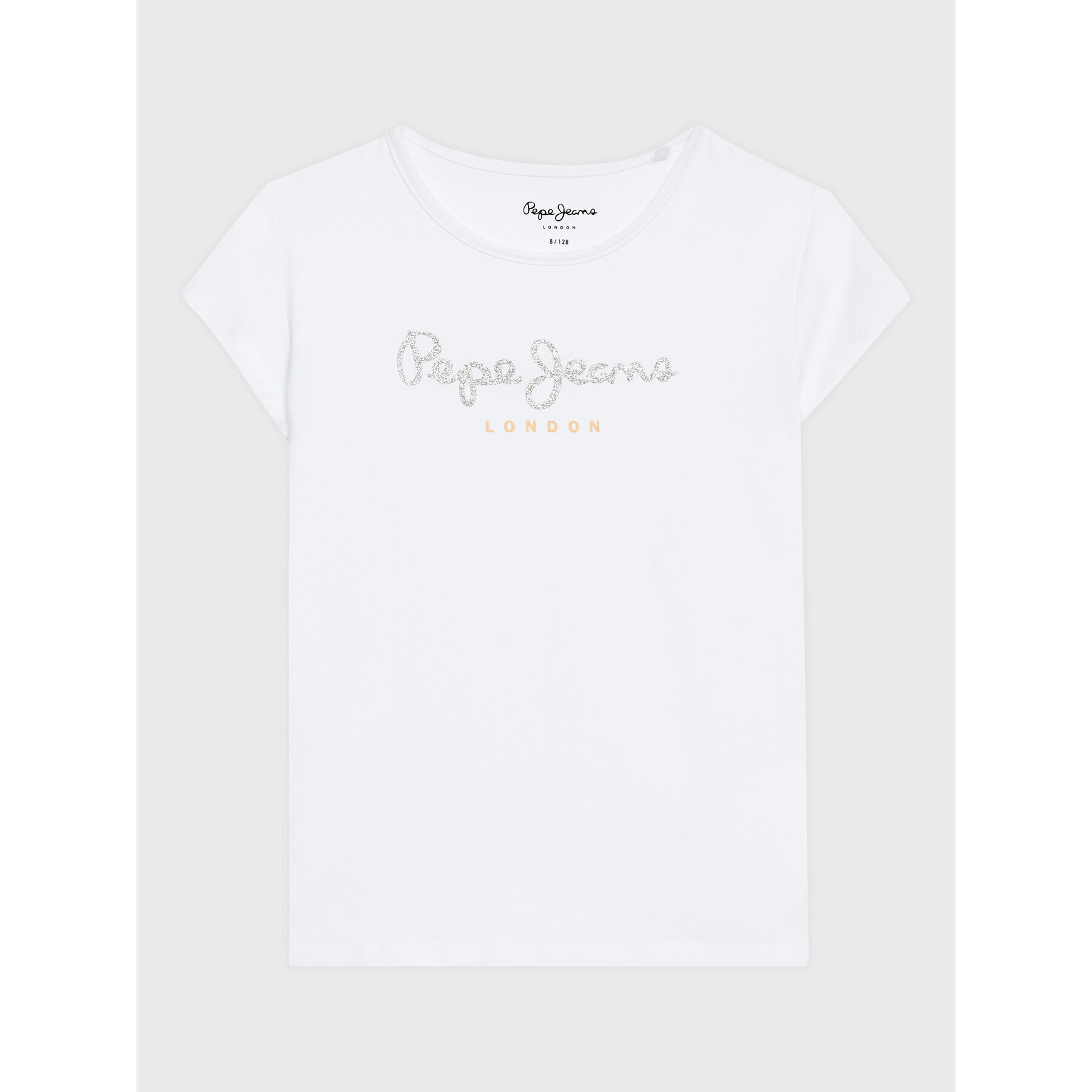 Pepe Jeans T-Shirt Hana PG502924 Bílá Regular Fit - Pepit.cz