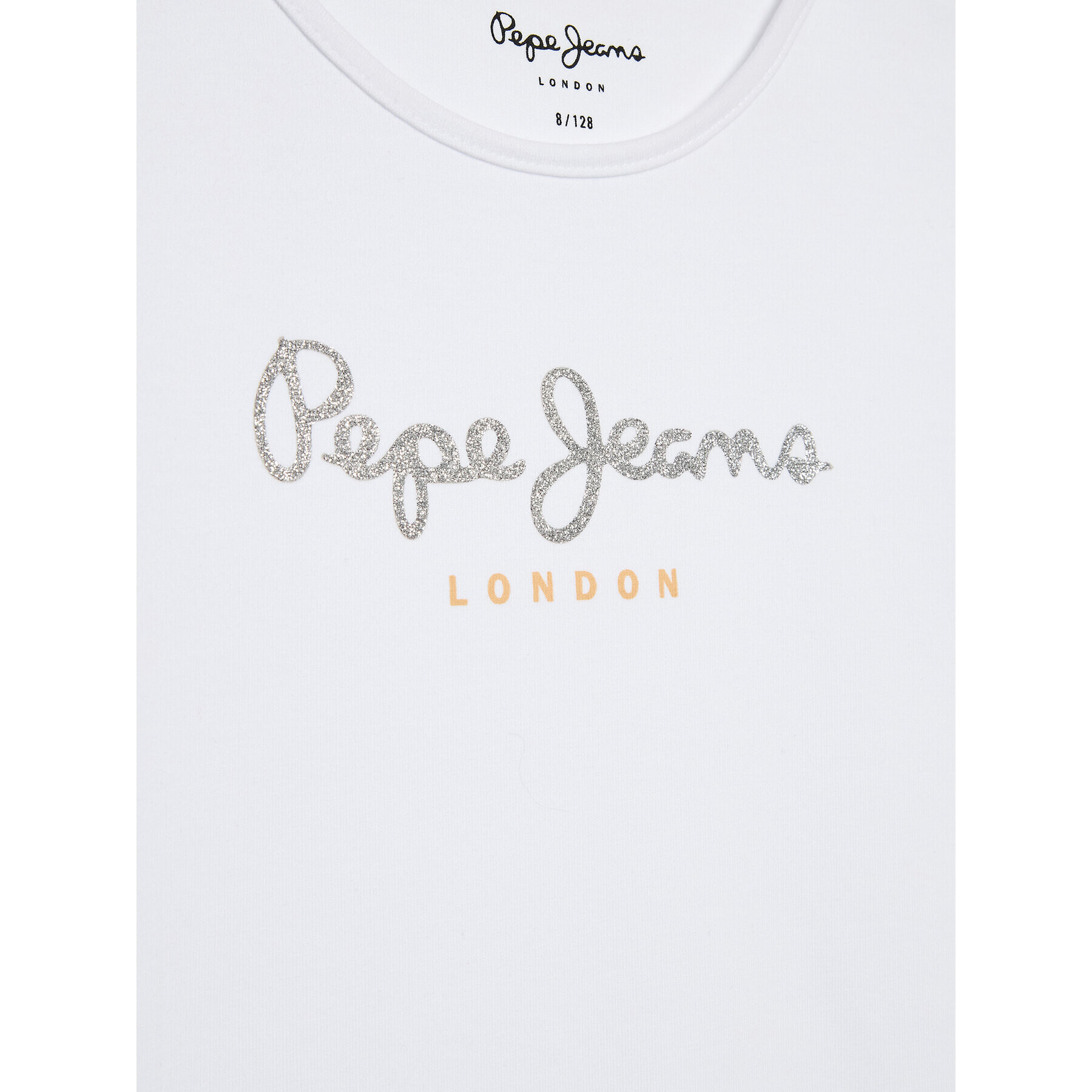 Pepe Jeans T-Shirt Hana PG502924 Bílá Regular Fit - Pepit.cz