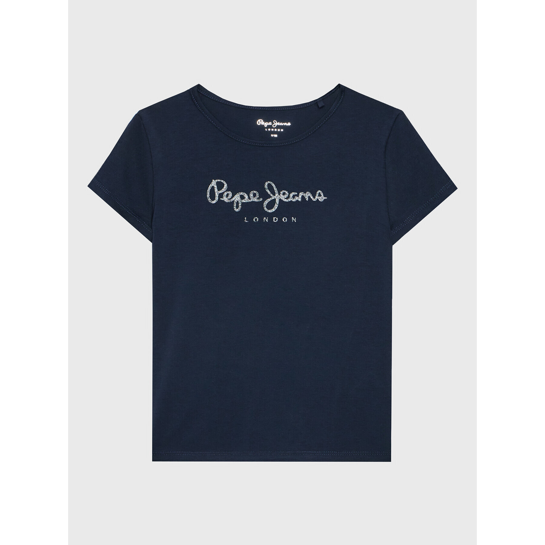 Pepe Jeans T-Shirt Hana PG502924 Tmavomodrá Regular Fit - Pepit.cz