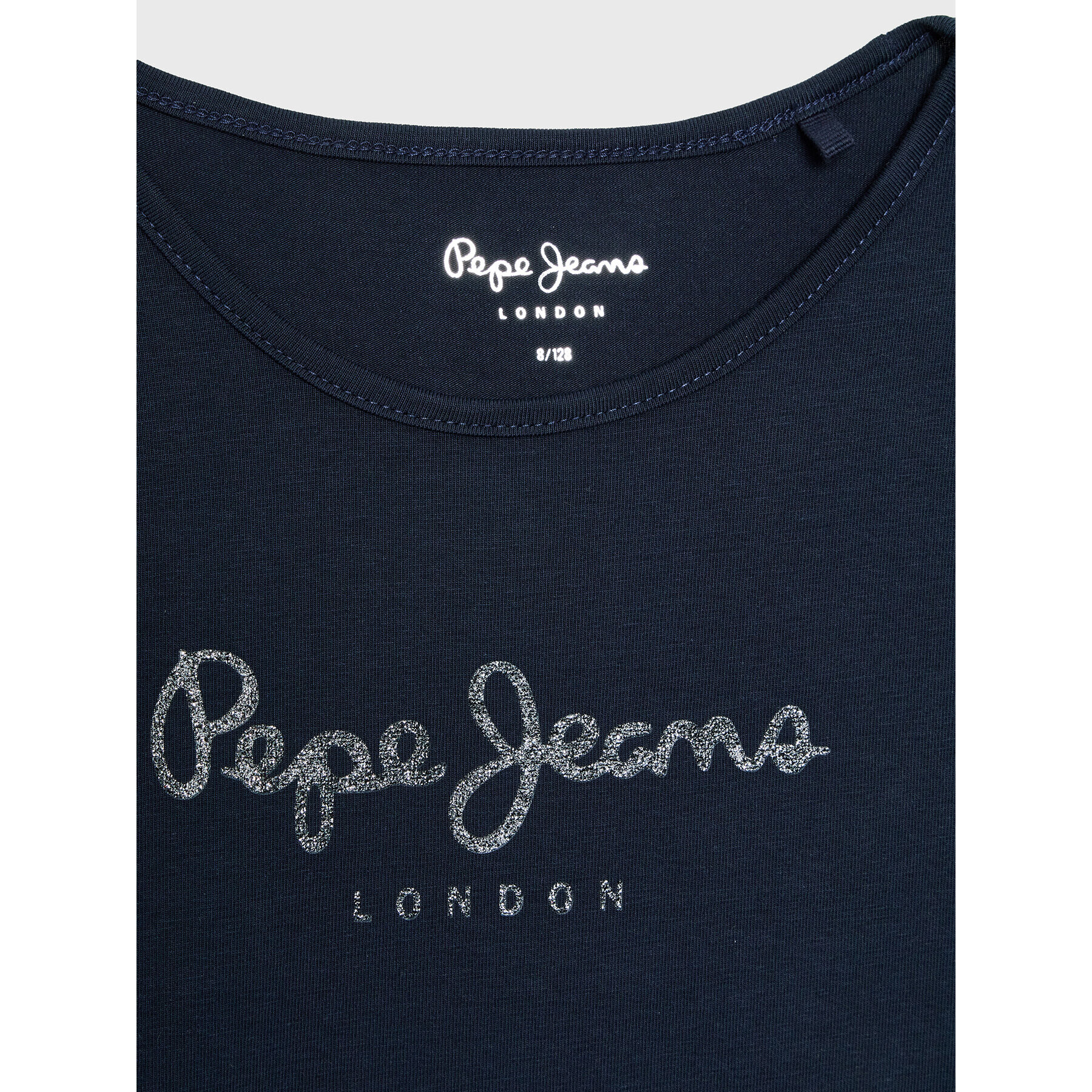 Pepe Jeans T-Shirt Hana PG502924 Tmavomodrá Regular Fit - Pepit.cz