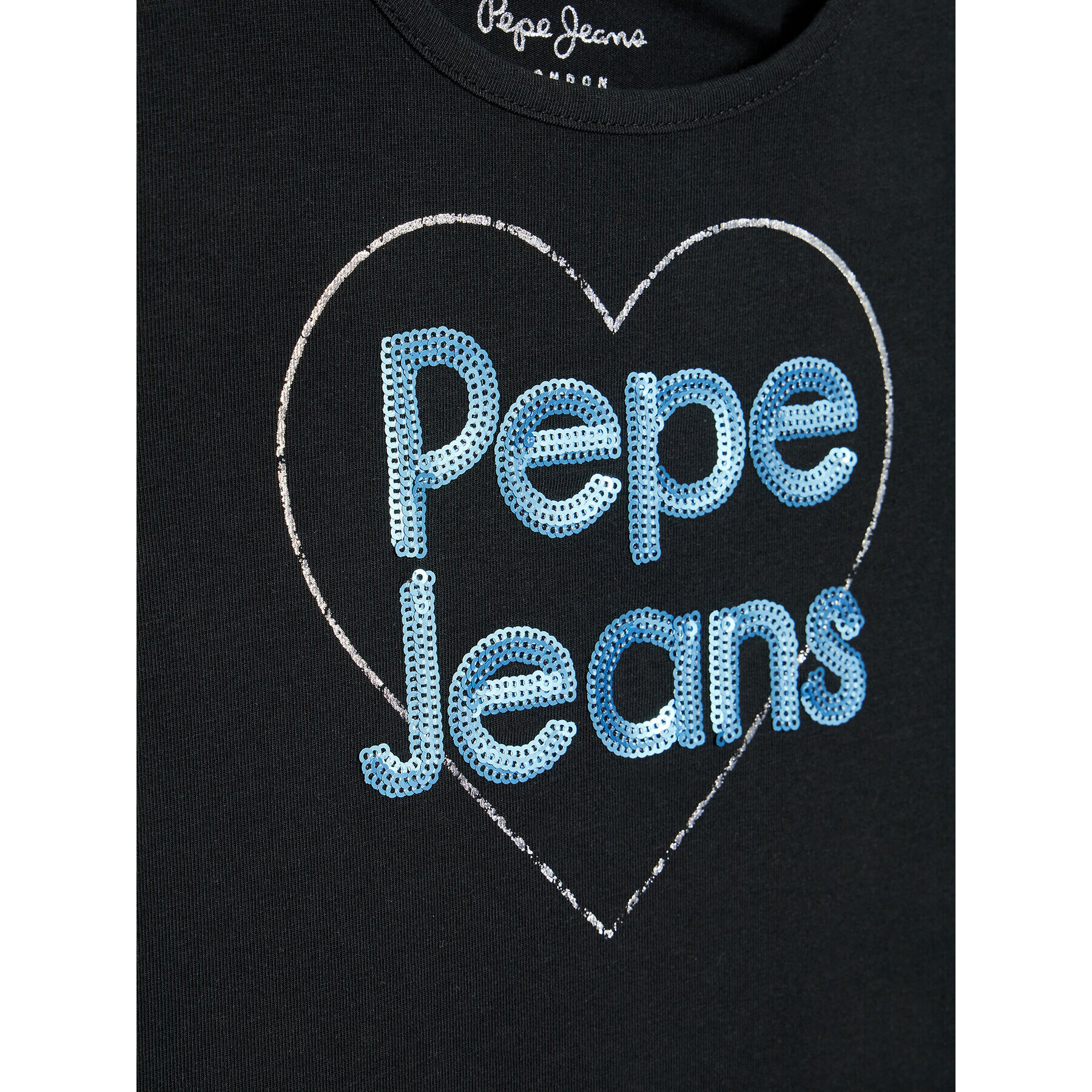 Pepe Jeans T-Shirt Harriet PG502842 Černá Regular Fit - Pepit.cz