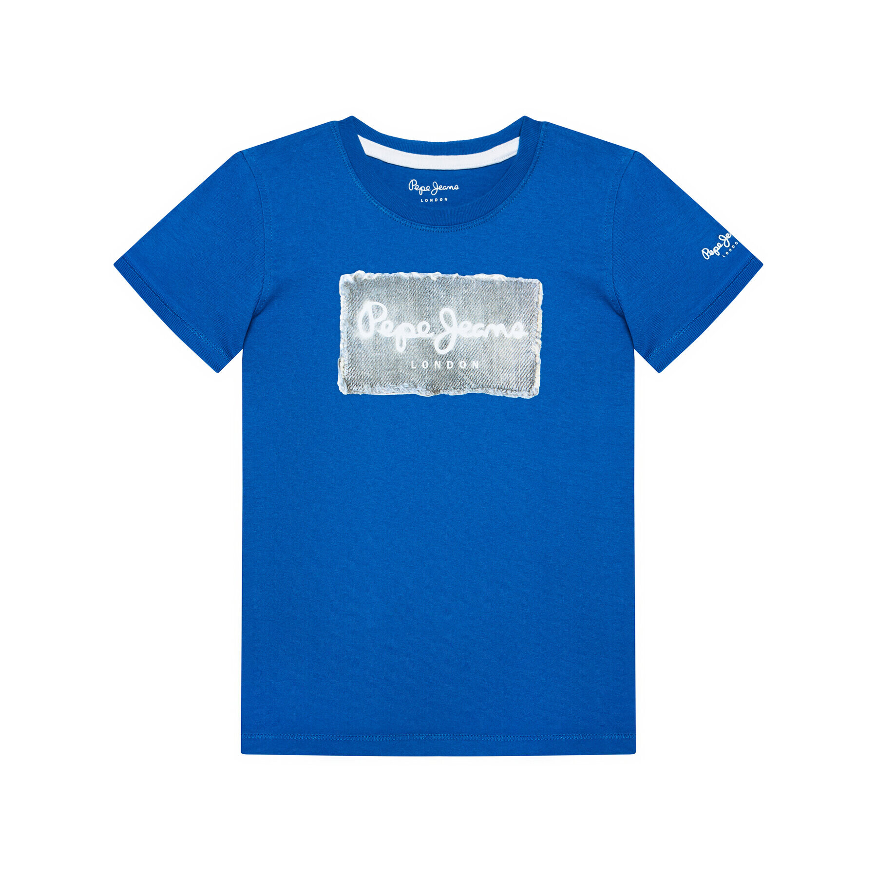 Pepe Jeans T-Shirt Jacob PB503145 Modrá Regular Fit - Pepit.cz