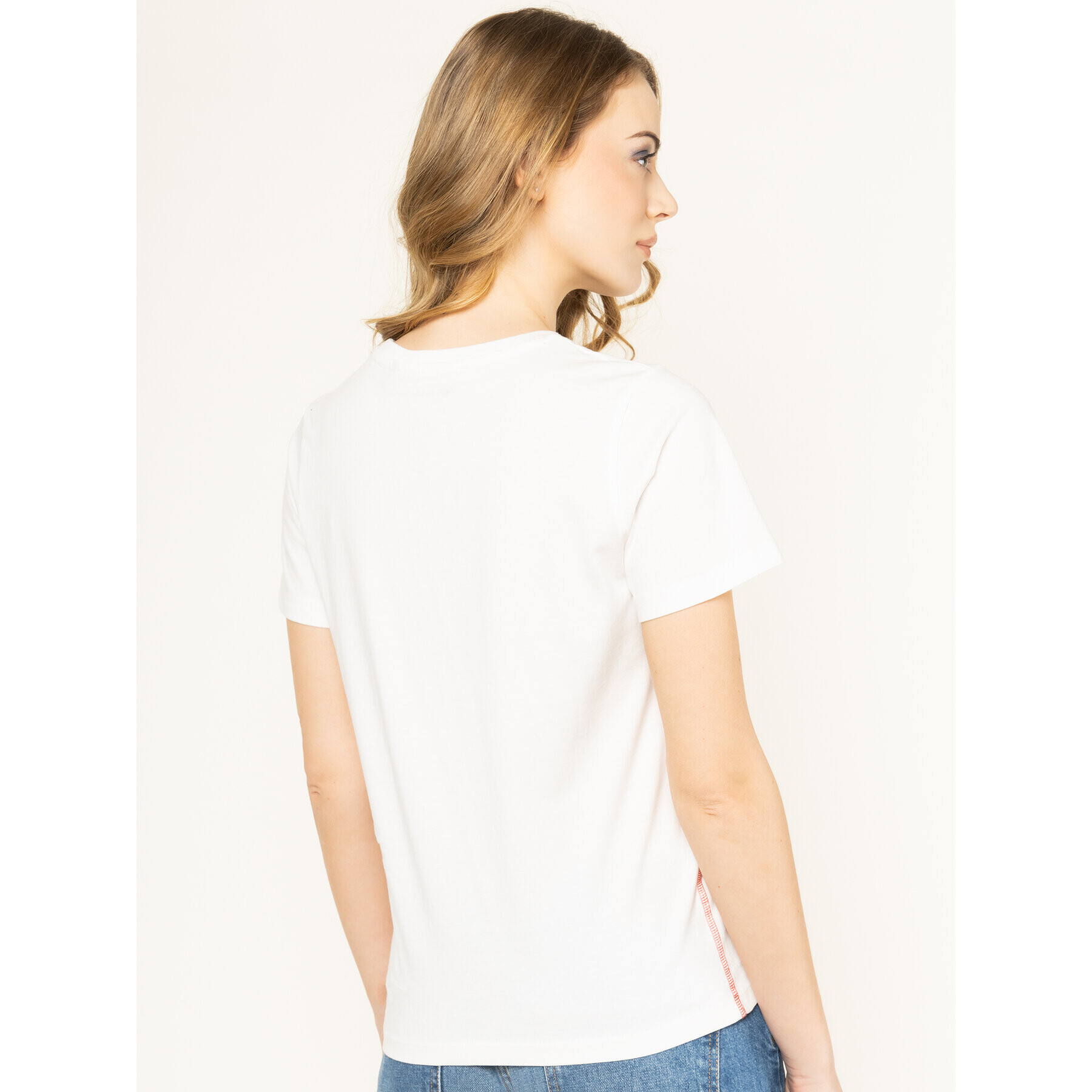 Pepe Jeans T-Shirt Kara PL504341 Bílá Regular Fit - Pepit.cz