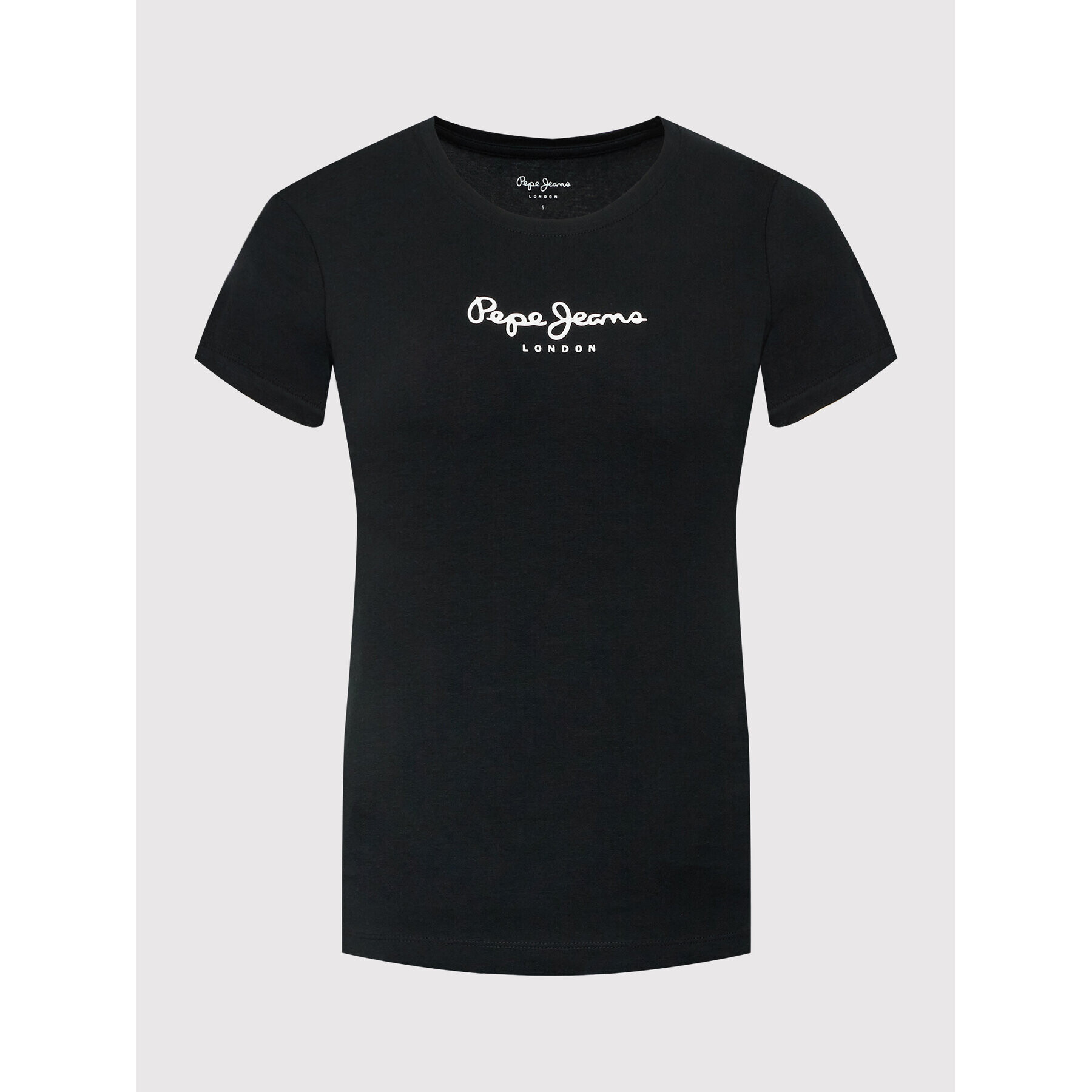 Pepe Jeans T-Shirt New Virginia PL505202 Černá Slim Fit - Pepit.cz