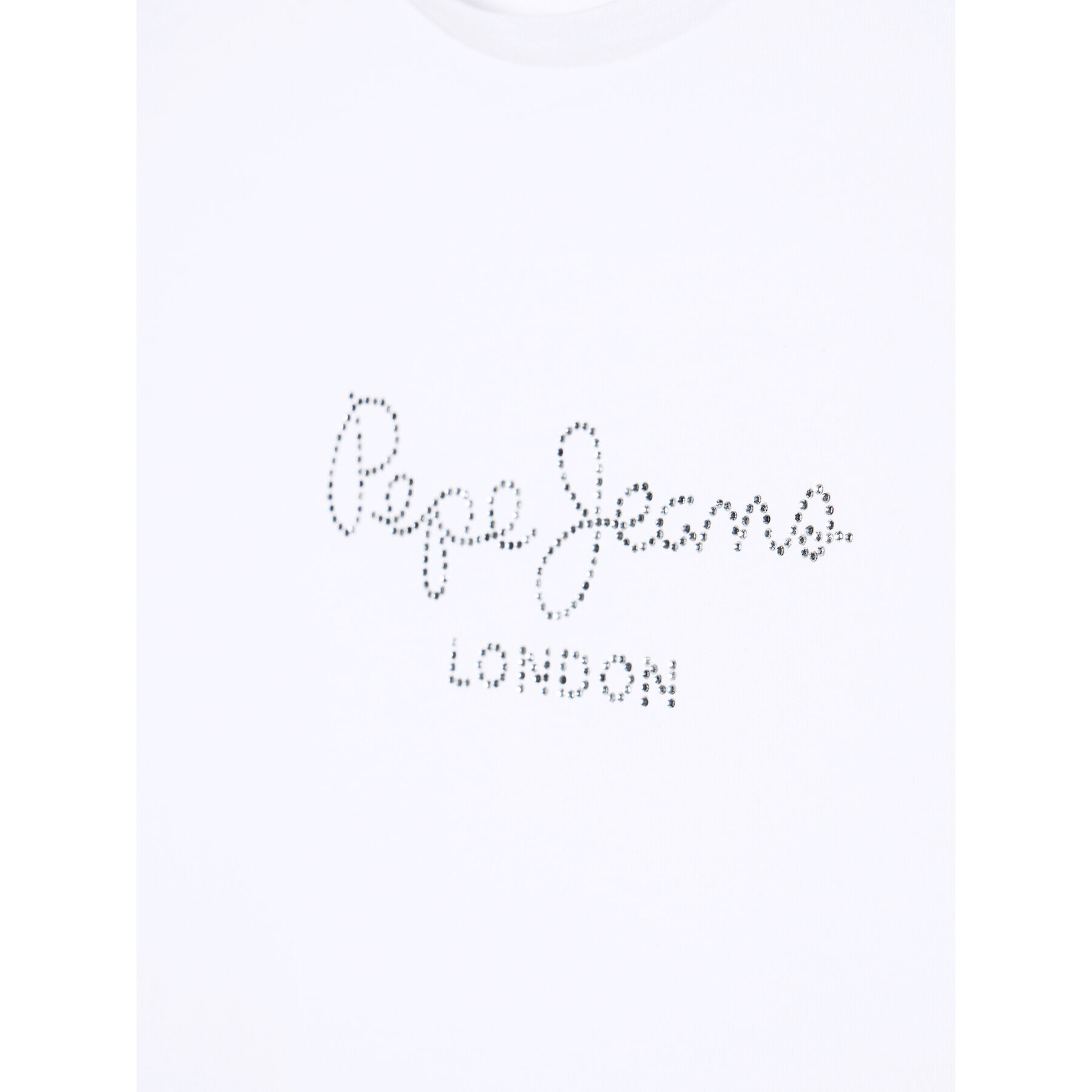 Pepe Jeans T-Shirt Nuria PG502460 Bílá Regular Fit - Pepit.cz