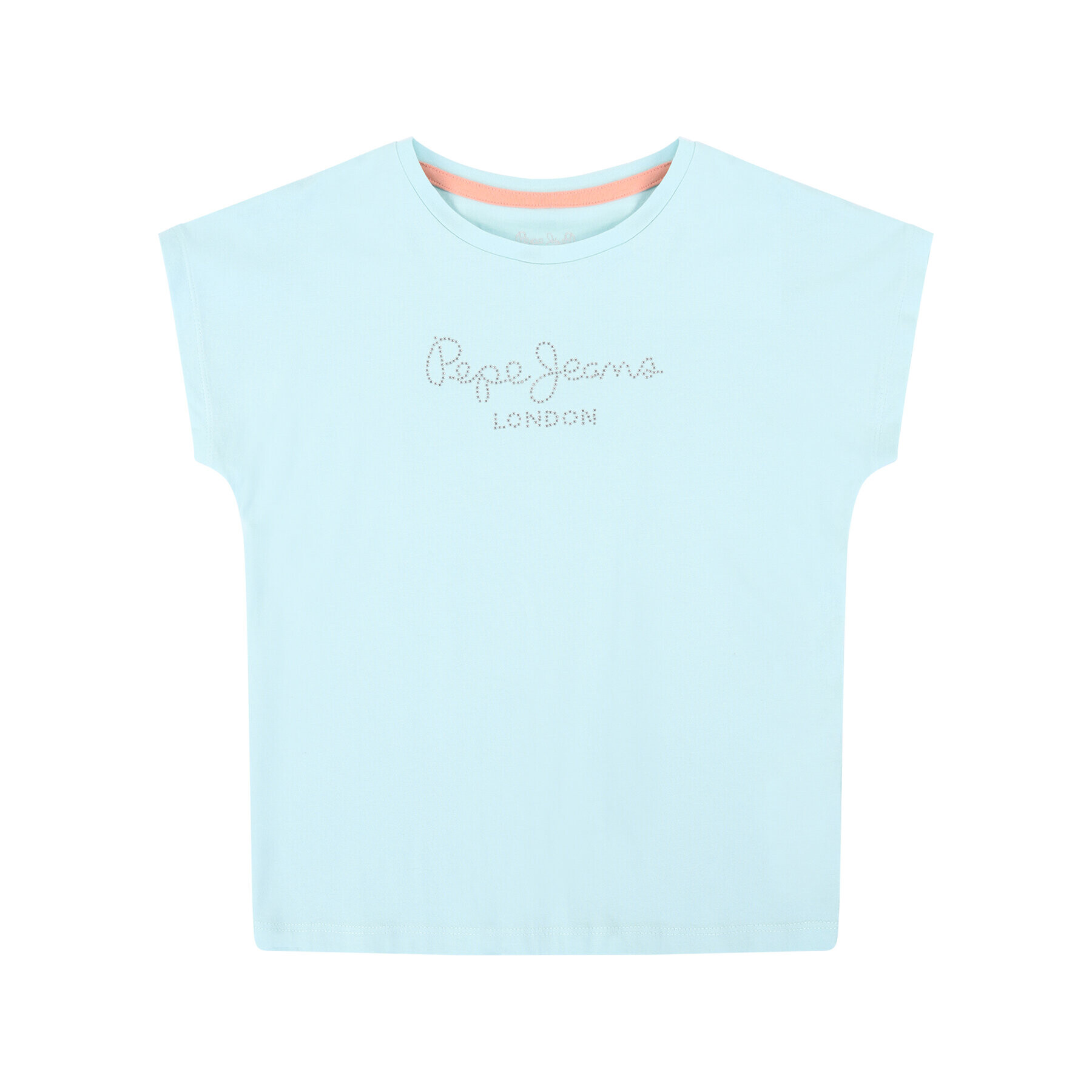 Pepe Jeans T-Shirt Nuria PG502460 Modrá Regular Fit - Pepit.cz