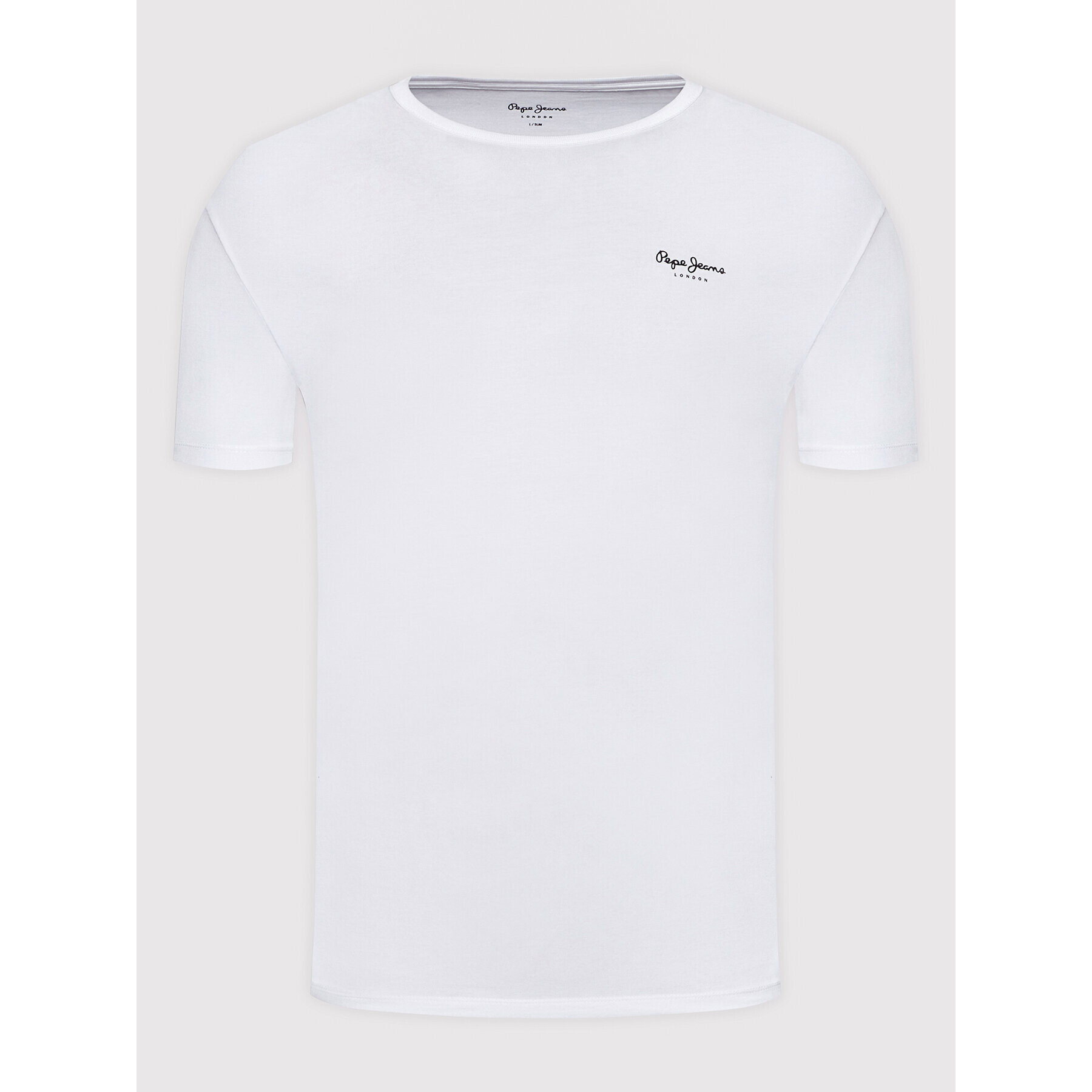 Pepe Jeans T-Shirt Original Basic 3 N PM508212 Bílá Slim Fit - Pepit.cz