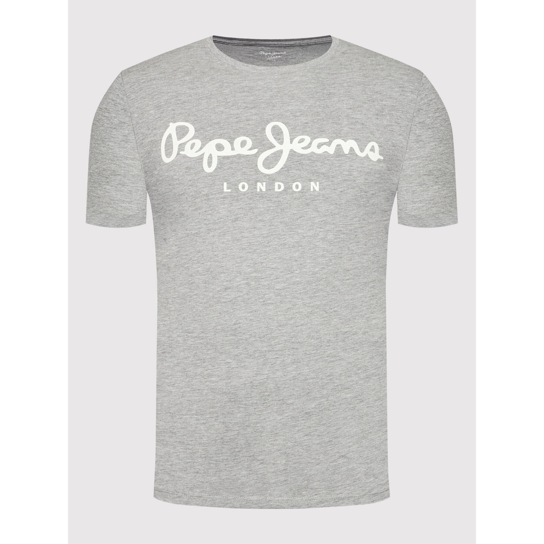 Pepe Jeans T-Shirt Original PM508210 Šedá Slim Fit - Pepit.cz