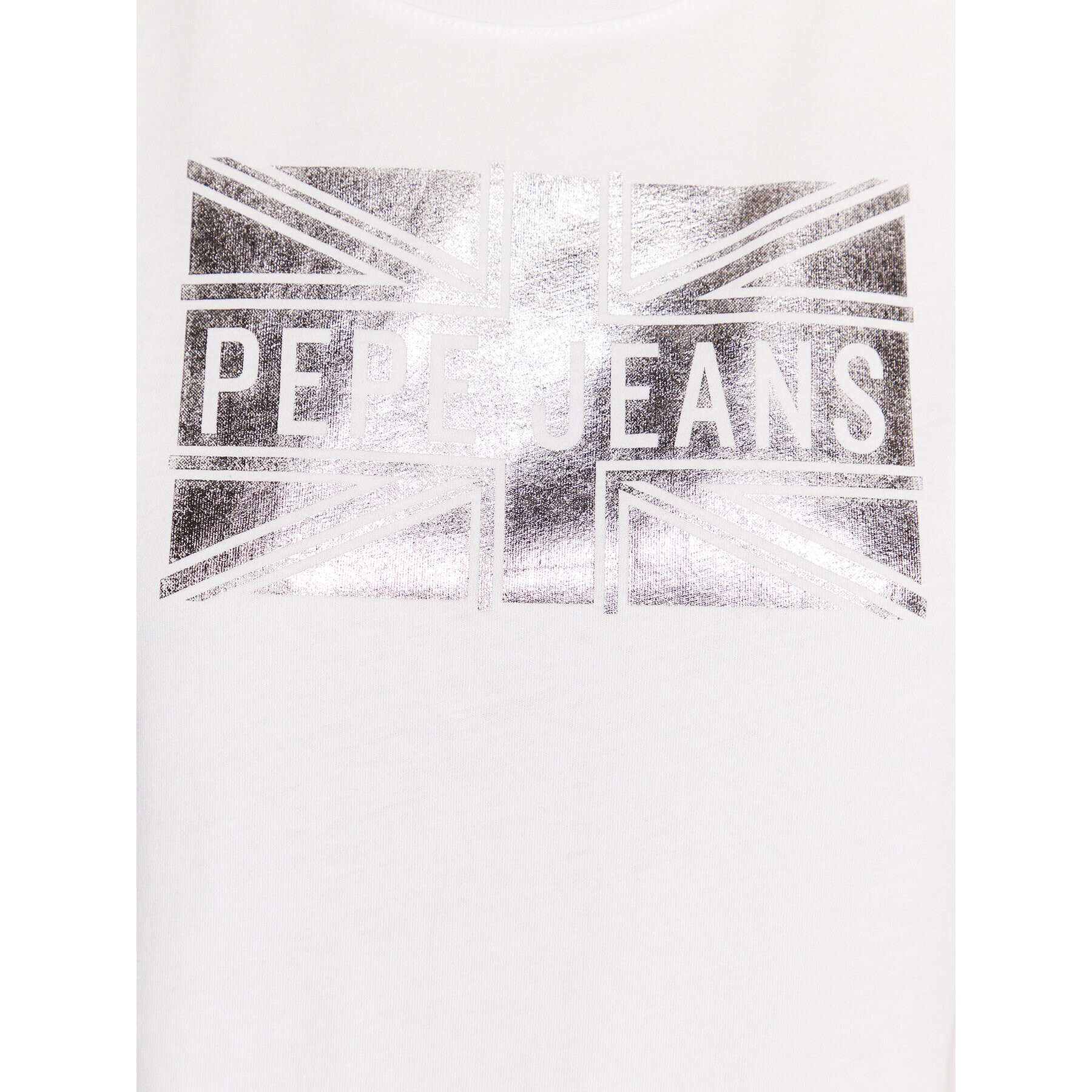 Pepe Jeans T-Shirt Pearl PL505222 Bílá Regular Fit - Pepit.cz