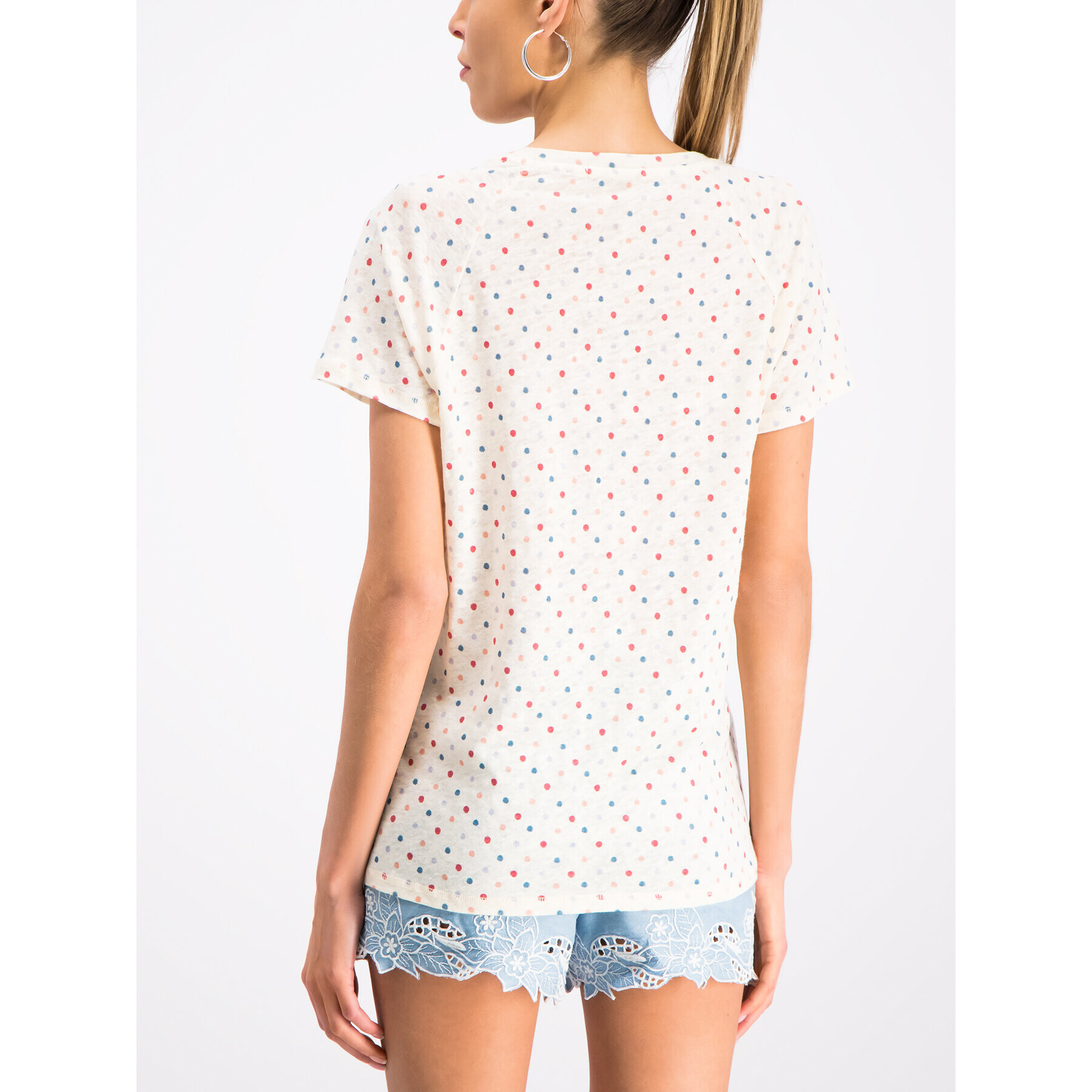 Pepe Jeans T-Shirt PL504093 Béžová Regular Fit - Pepit.cz