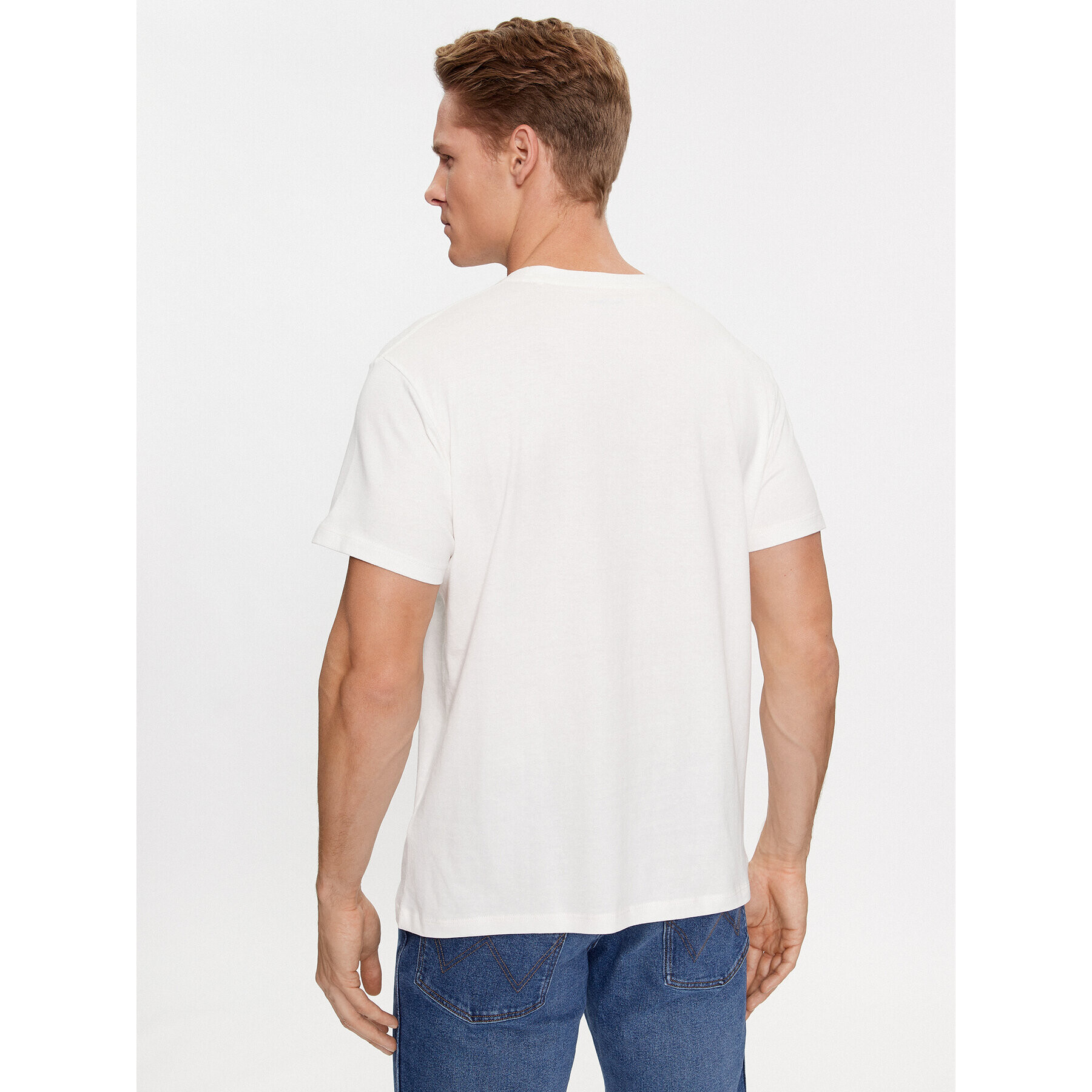 Pepe Jeans T-Shirt Ronell PM508707 Bílá Regular Fit - Pepit.cz