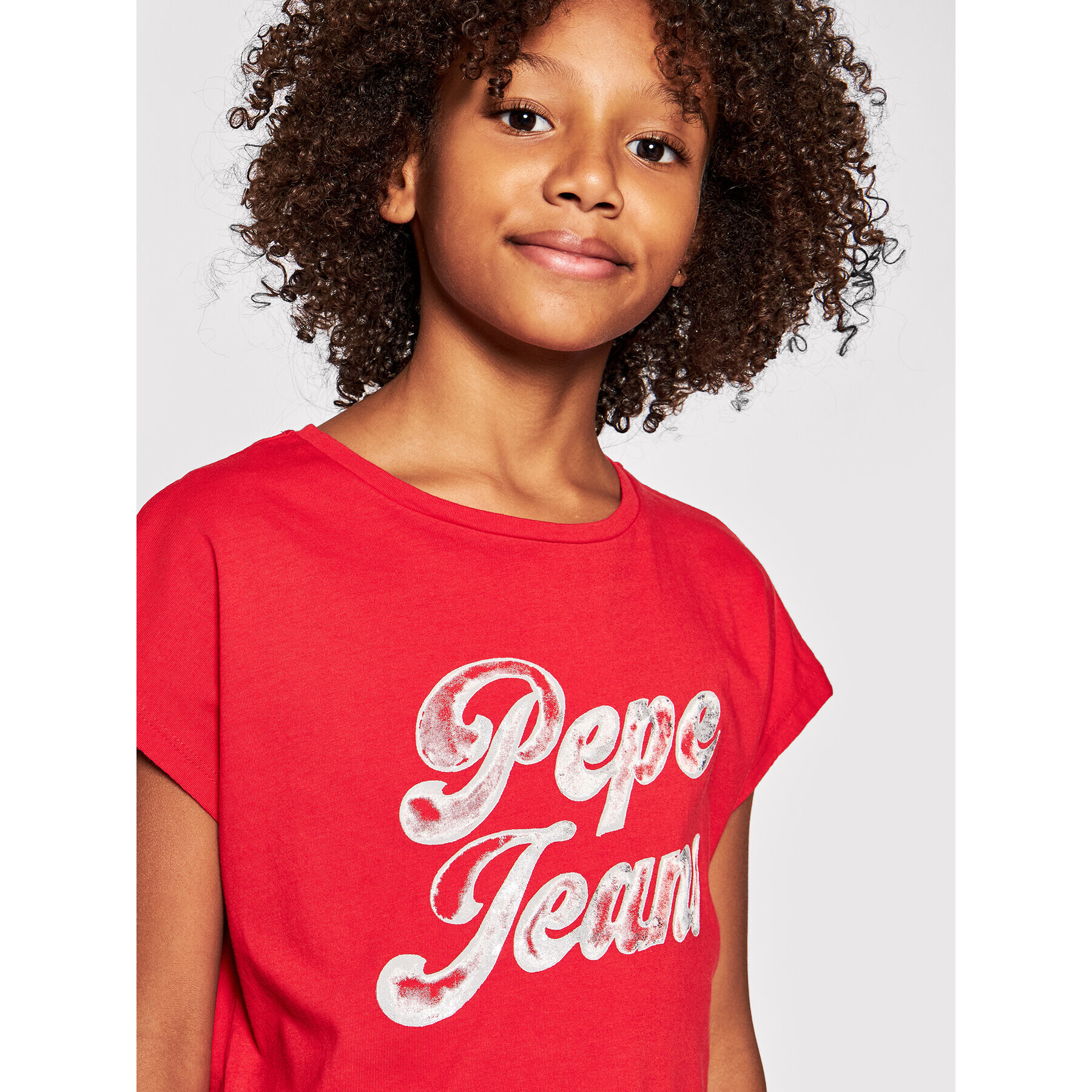 Pepe Jeans T-Shirt Sonia PG502709 Červená Regular Fit - Pepit.cz