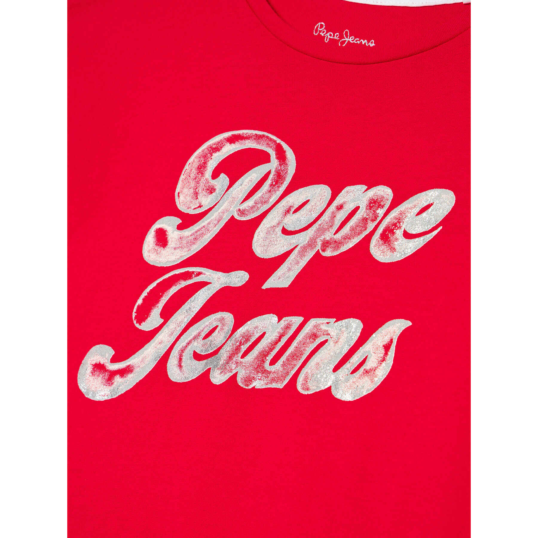 Pepe Jeans T-Shirt Sonia PG502709 Červená Regular Fit - Pepit.cz