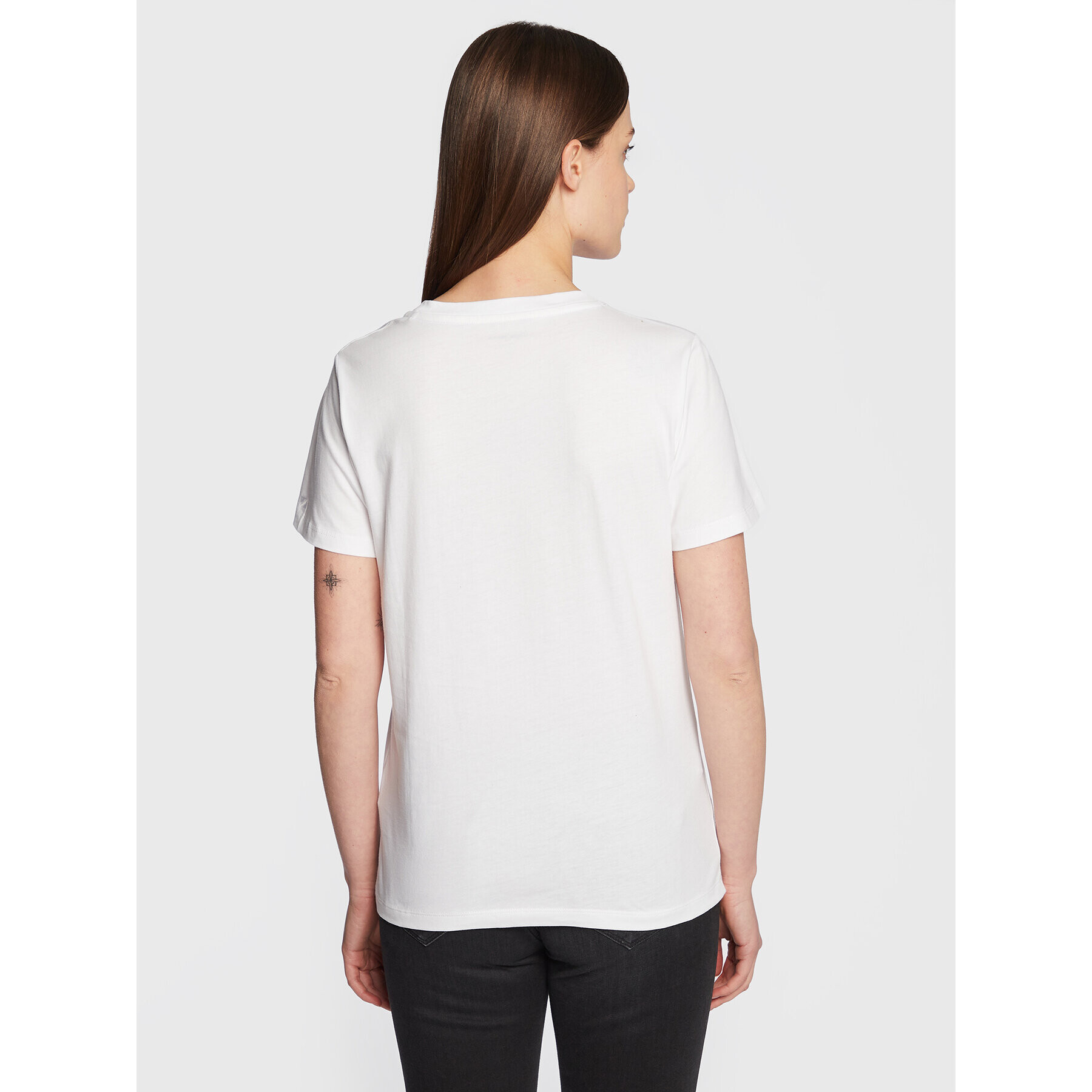 Pepe Jeans T-Shirt Sonya PL505231 Bílá Regular Fit - Pepit.cz