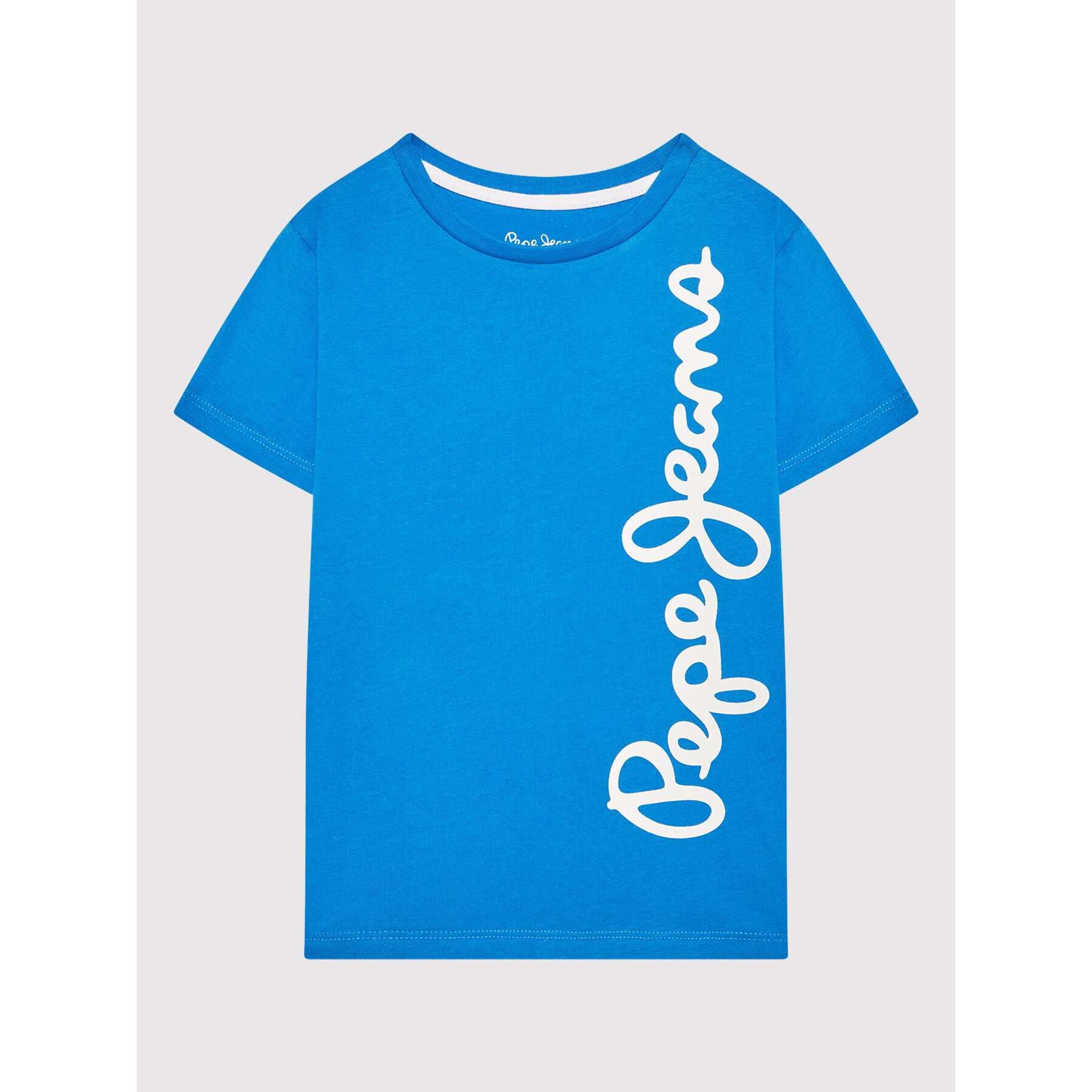 Pepe Jeans T-Shirt Waldo PB501279 Modrá Regular Fit - Pepit.cz