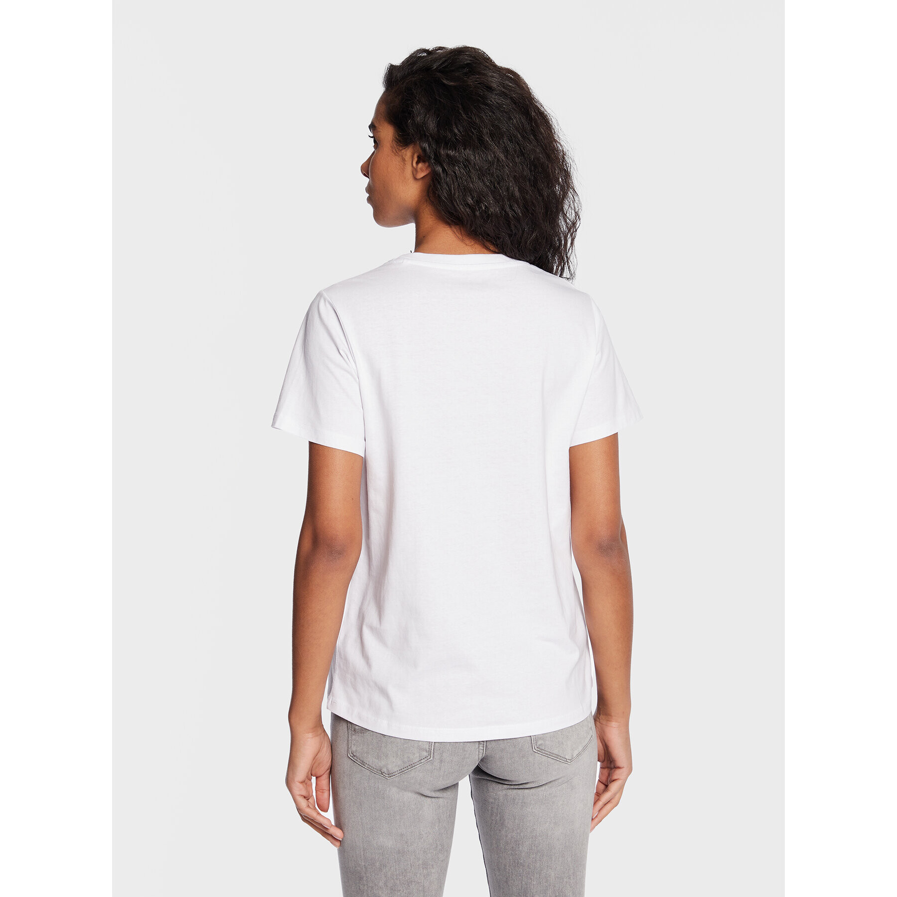 Pepe Jeans T-Shirt Wendy Chest PL505481 Bílá Regular Fit - Pepit.cz