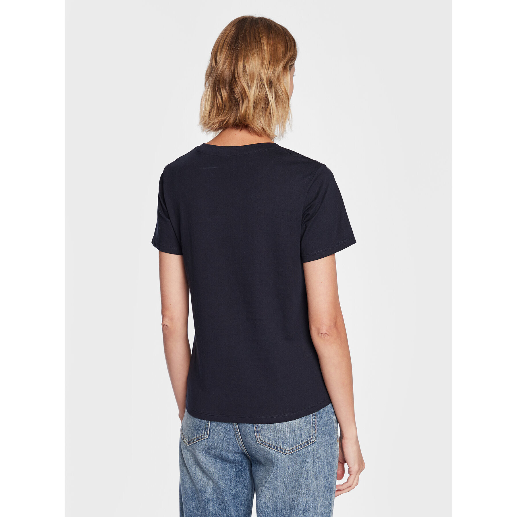 Pepe Jeans T-Shirt Wendy PL505480 Tmavomodrá Regular Fit - Pepit.cz