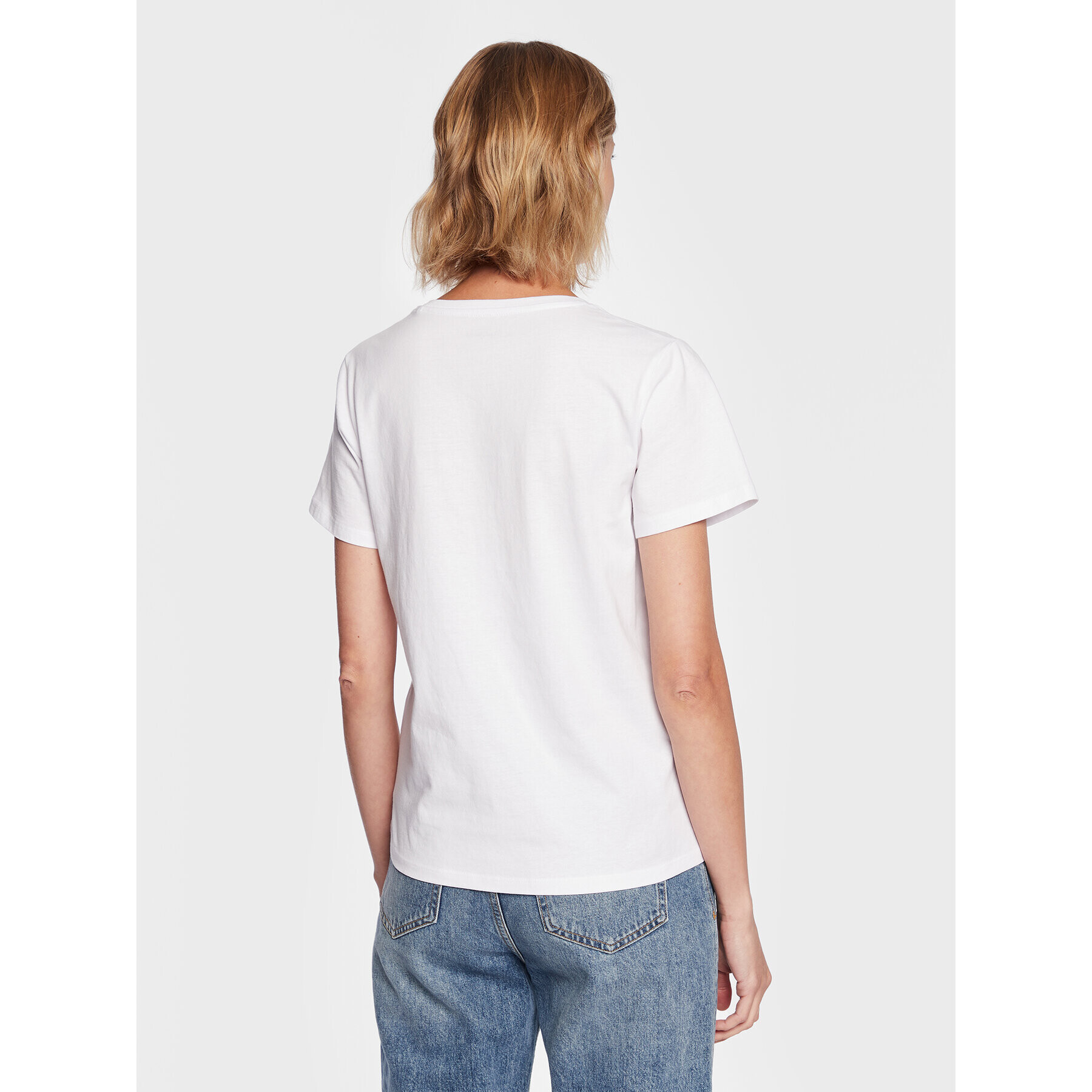 Pepe Jeans T-Shirt Wendy PL505482 Bílá Regular Fit - Pepit.cz