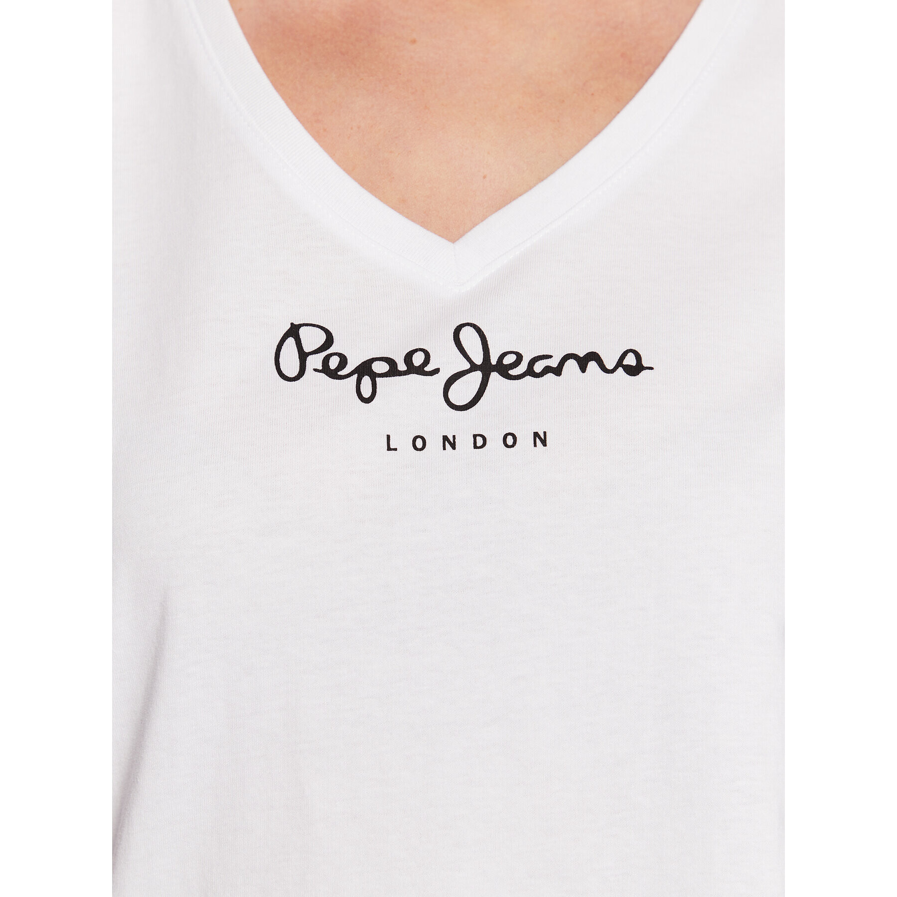 Pepe Jeans T-Shirt Wendy PL505482 Bílá Regular Fit - Pepit.cz