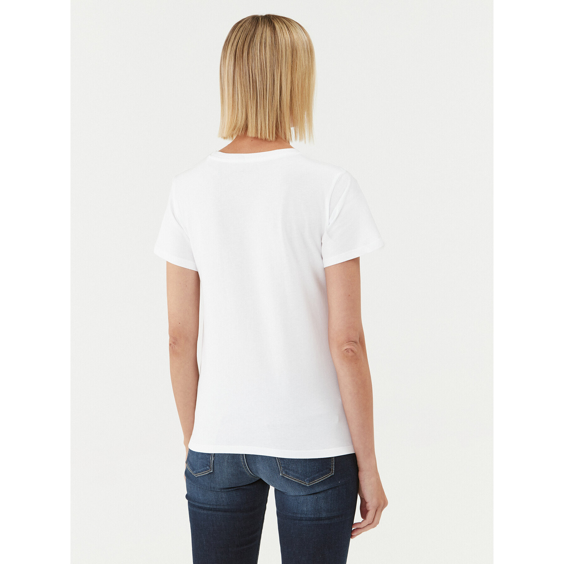 Pepe Jeans T-Shirt Wendys PL505710 Bílá Regular Fit - Pepit.cz