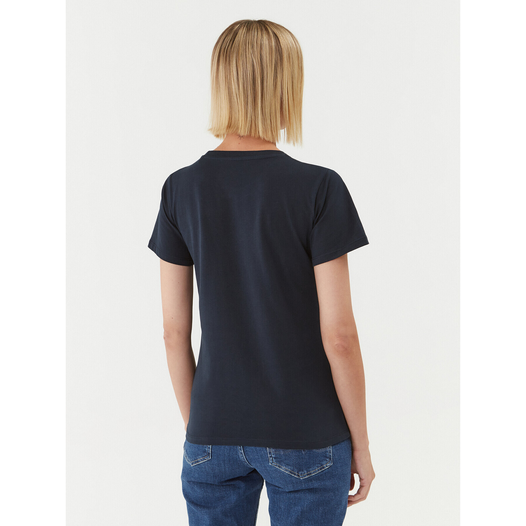 Pepe Jeans T-Shirt Wendys PL505710 Tmavomodrá Regular Fit - Pepit.cz