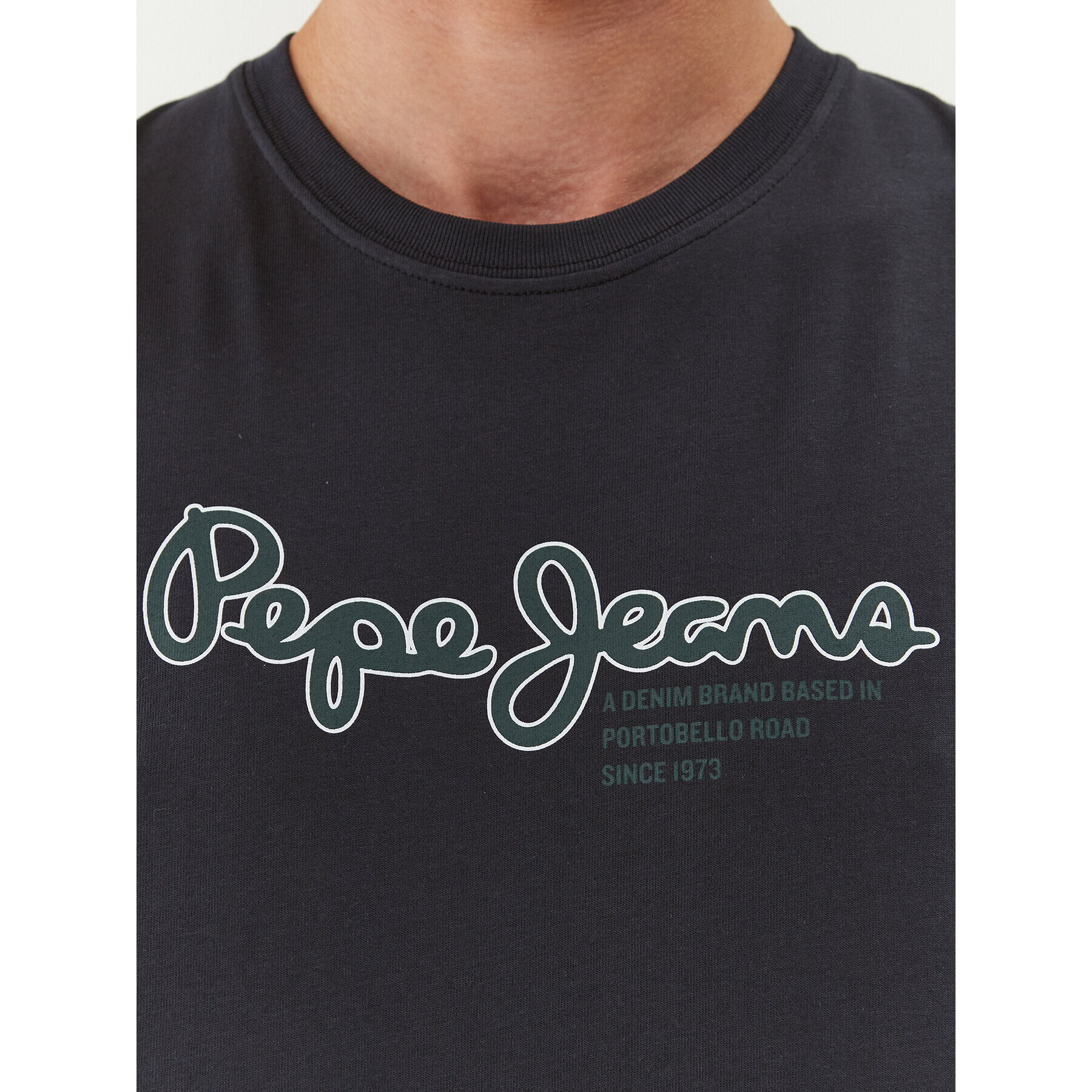 Pepe Jeans T-Shirt Wido PM509126 Tmavomodrá Regular Fit - Pepit.cz