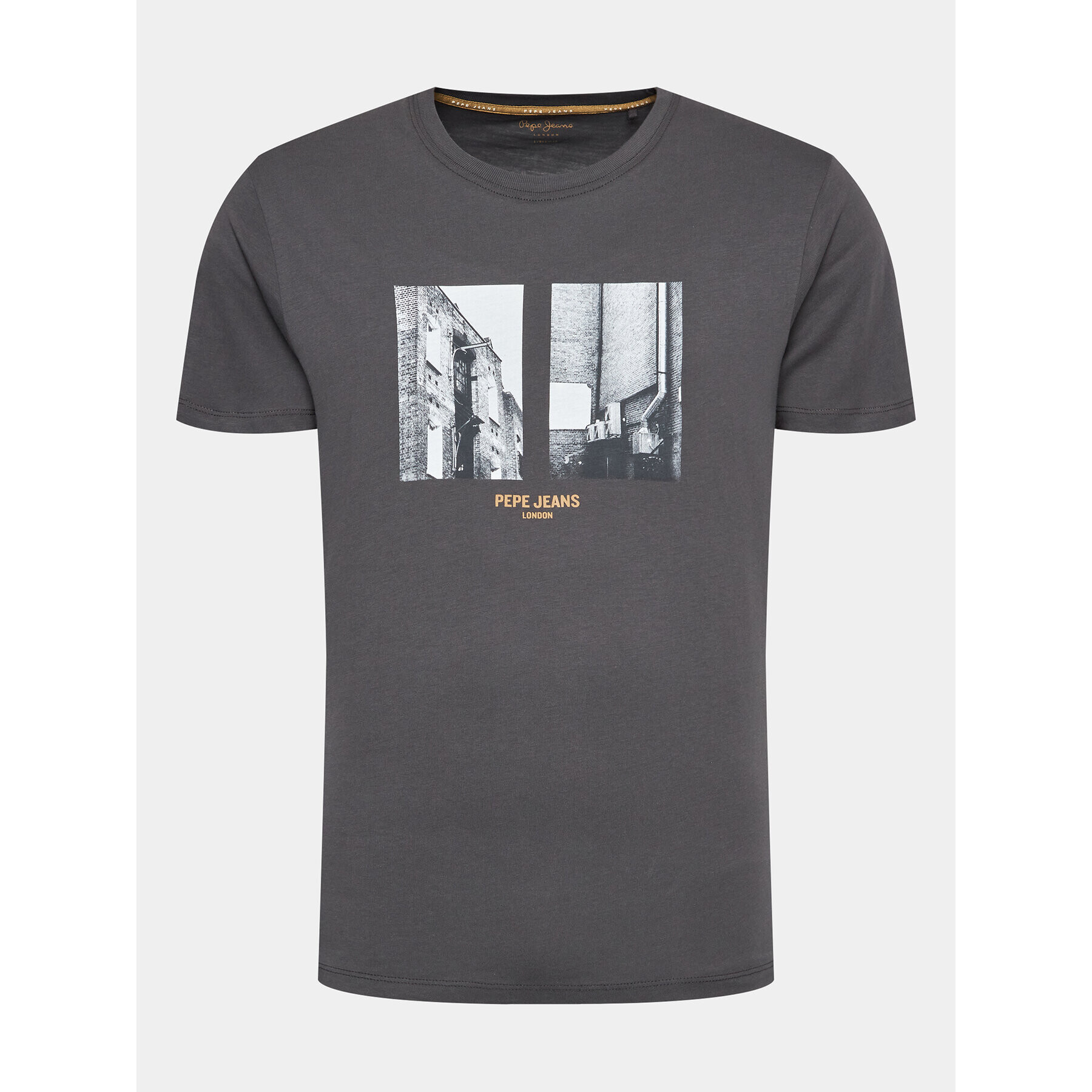 Pepe Jeans T-Shirt Worth PM508956 Šedá Regular Fit - Pepit.cz